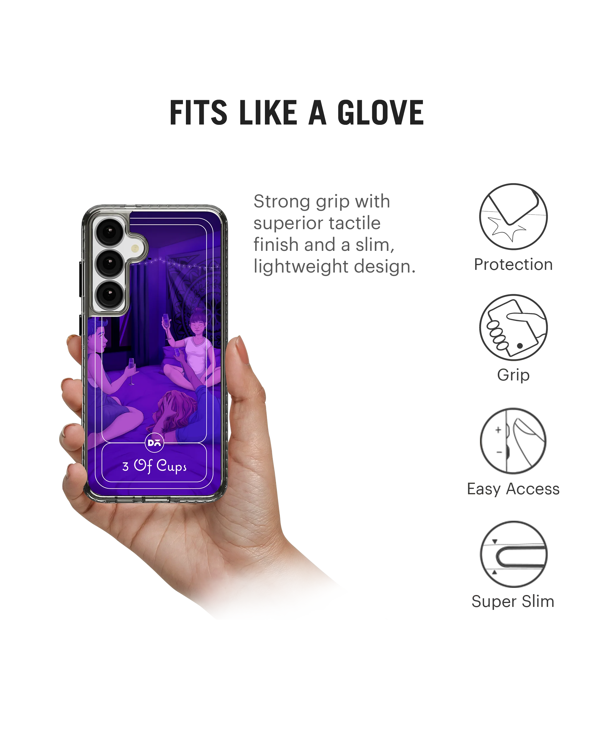 3 Of Cups Stride 2.0 Case Cover For Samsung Galaxy S24 Plus - Image 5