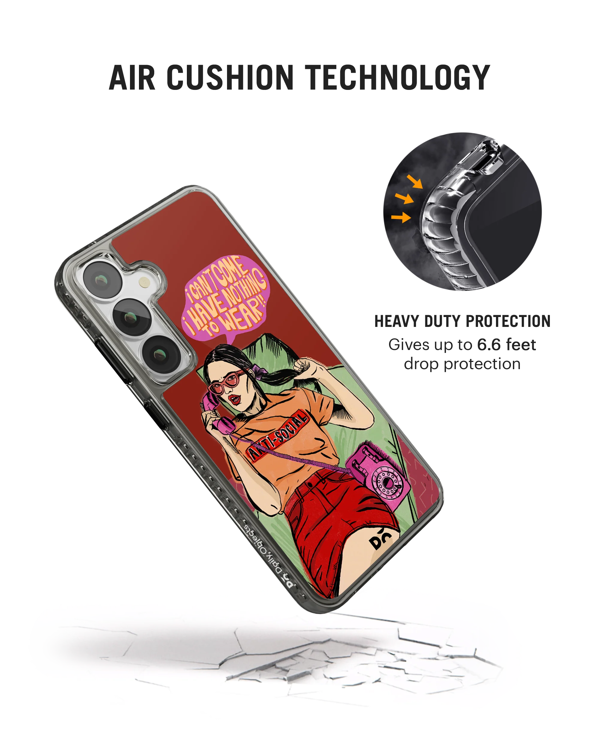 Anti Social Babe Stride 2.0 Case Cover For Samsung Galaxy S24 Plus - Image 2