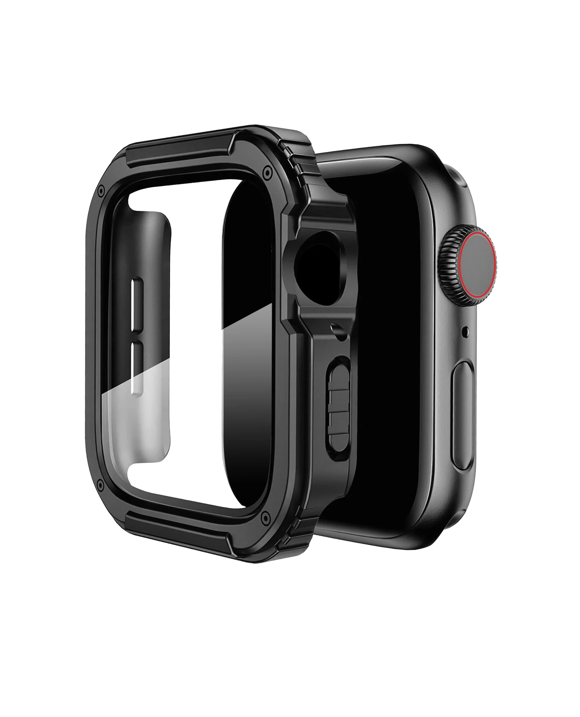 Army Green Athletic Fit Apple Watch Series Case with Screen Protector (44mm) - Image 9