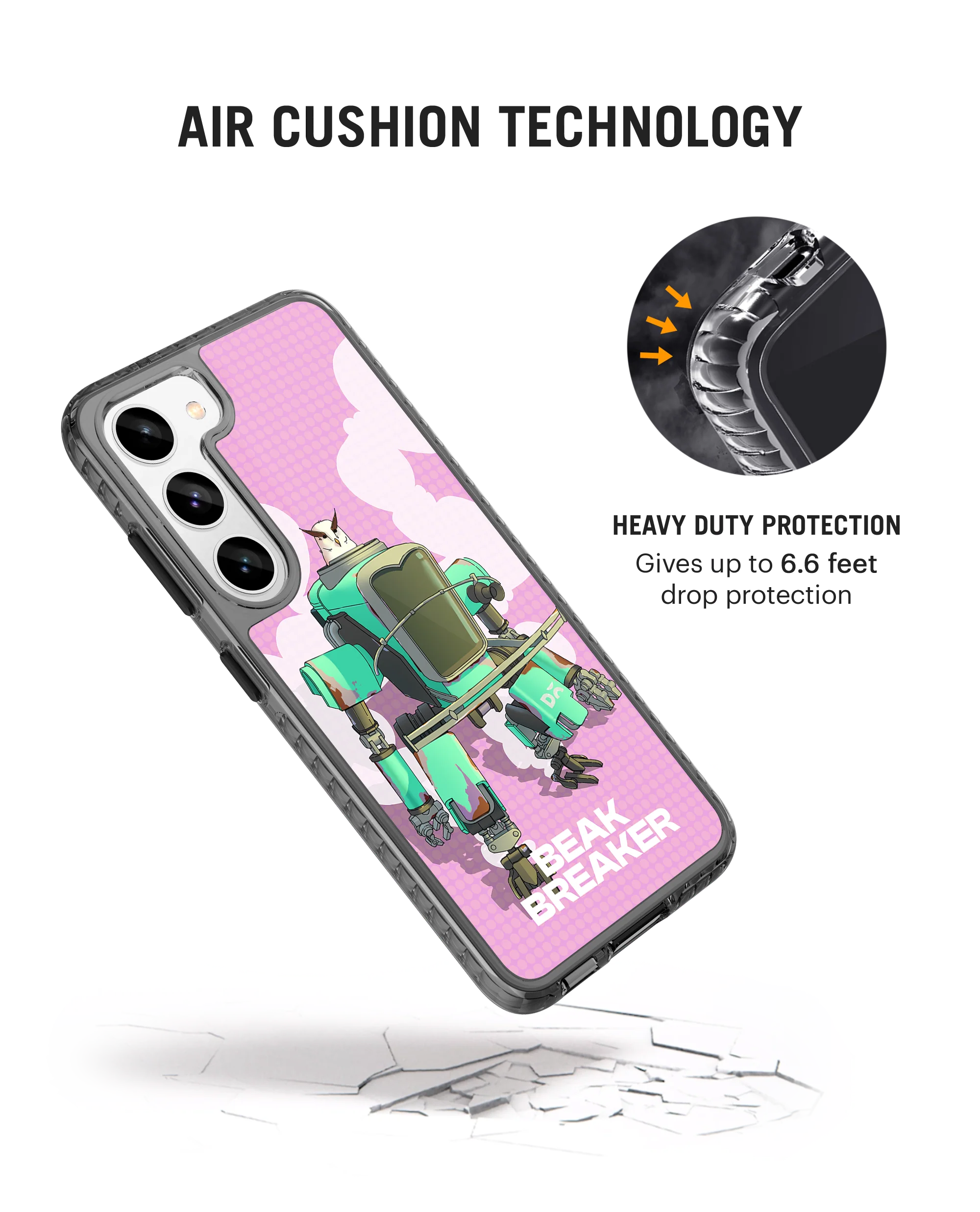 Beak Breaker Stride 2.0 Case Cover For Samsung Galaxy S23 - Image 2