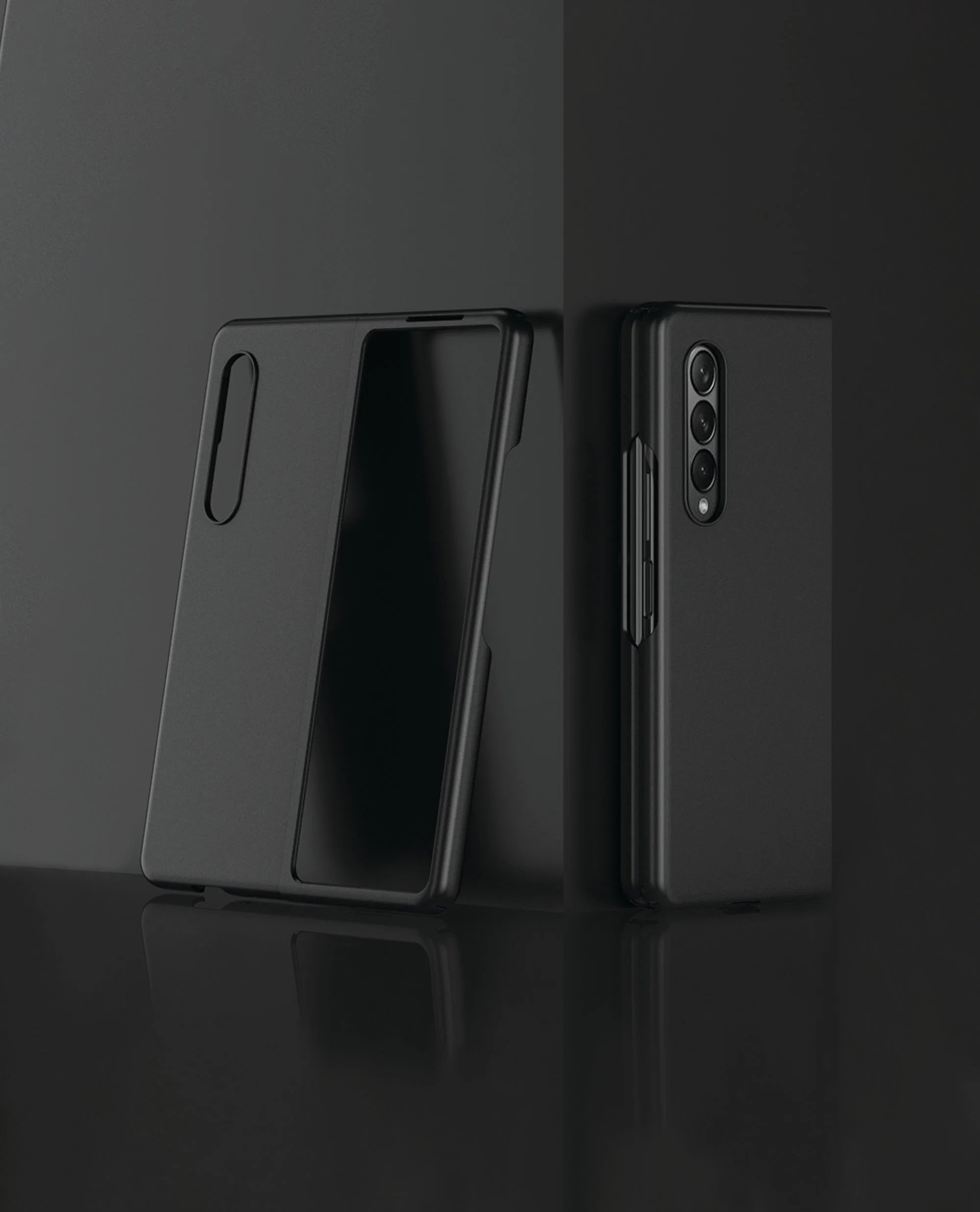 Black Air Skin Slim Case For Samsung Galaxy Z Fold 3 - Image 11