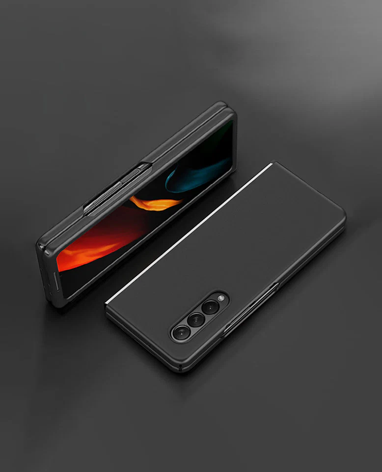 Black Air Skin Slim Case For Samsung Galaxy Z Fold 3 - Image 14