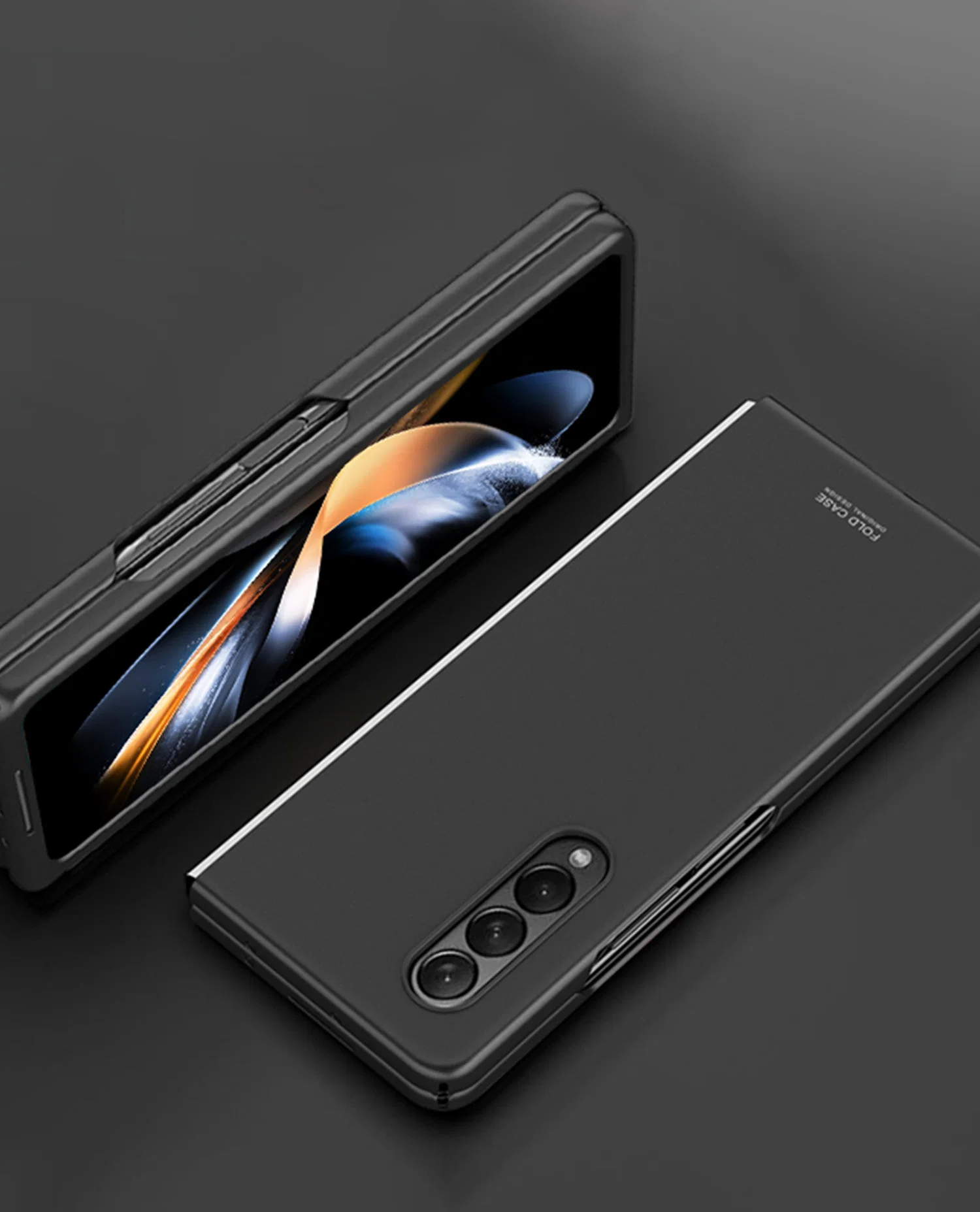 Black Air Skin Slim Case For Samsung Galaxy Z Fold 4 - Image 14