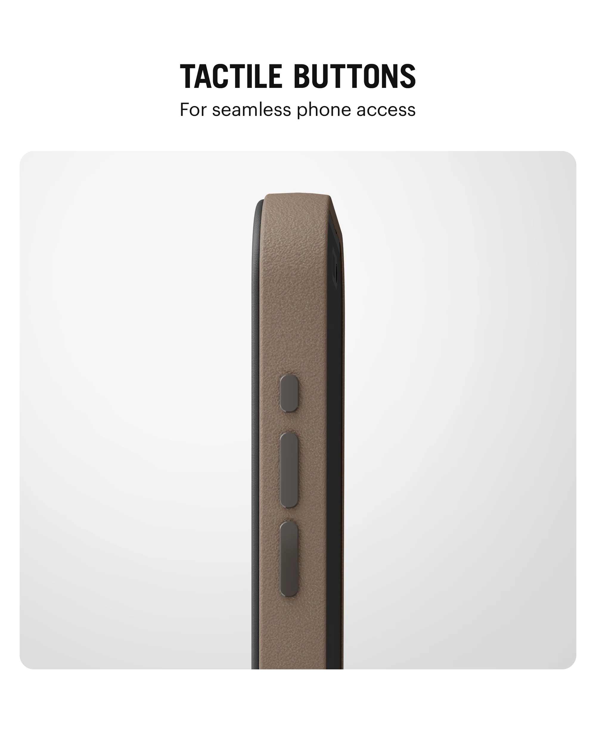 Black-Beige Leatherite MagSafe Phone Case Cover for iPhone 17 - Image 13