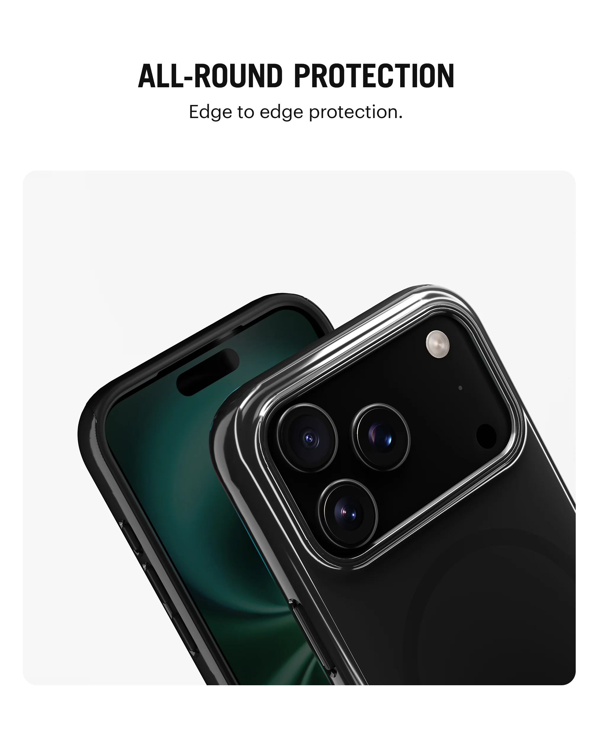 Black Enamel Bumper MagSafe iPhone 17 Pro Case - Image 14