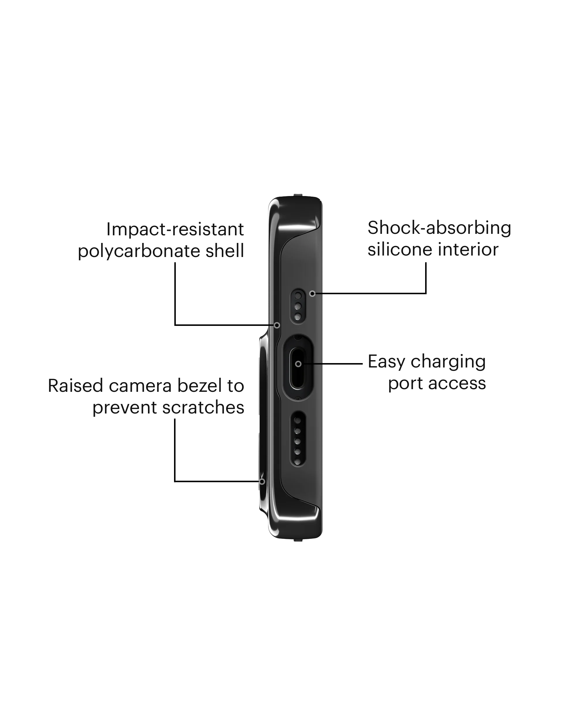 Black Enamel Bumper MagSafe iPhone 17 Pro Case - Image 16