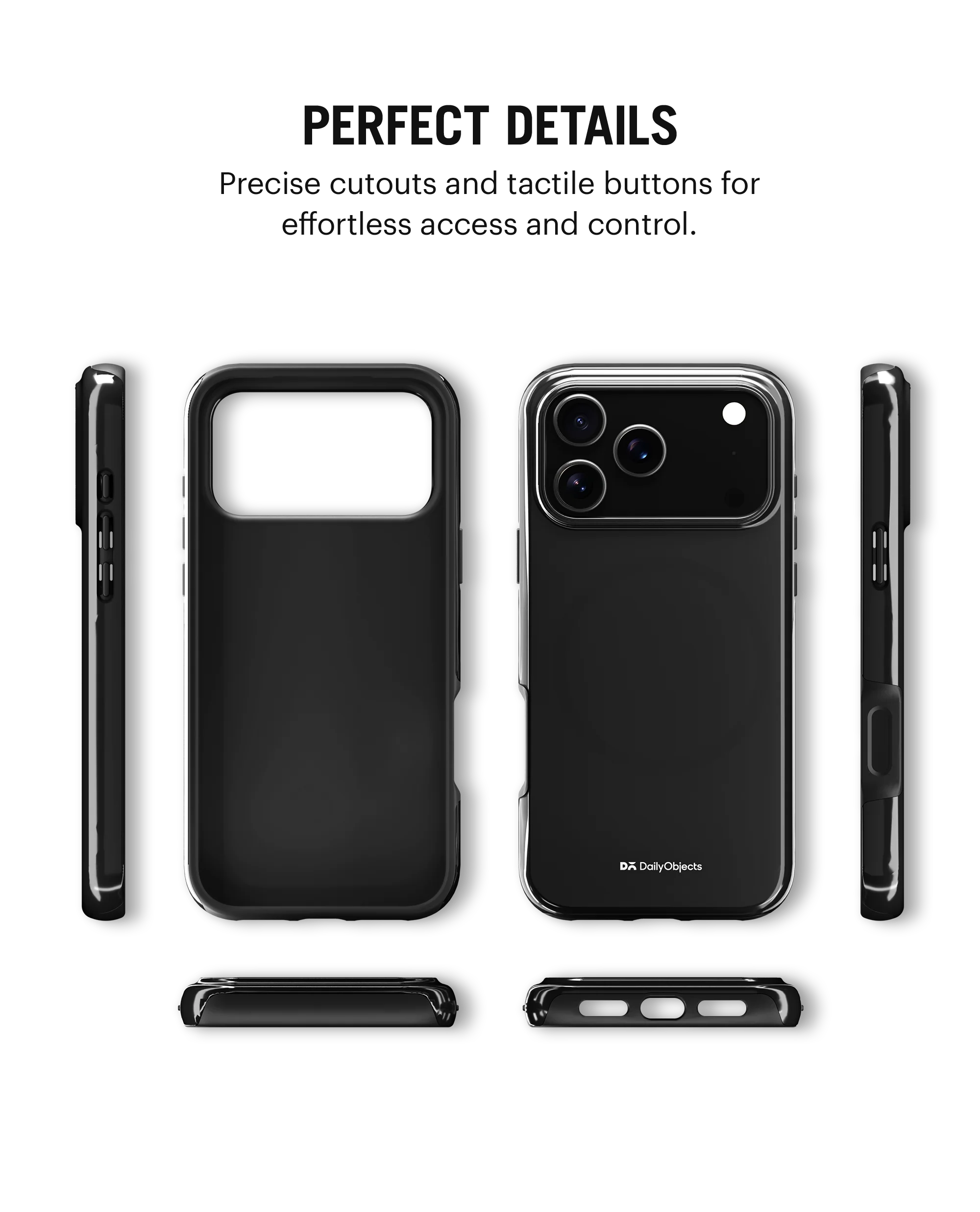Black Enamel Bumper MagSafe iPhone 17 Pro Case - Image 9