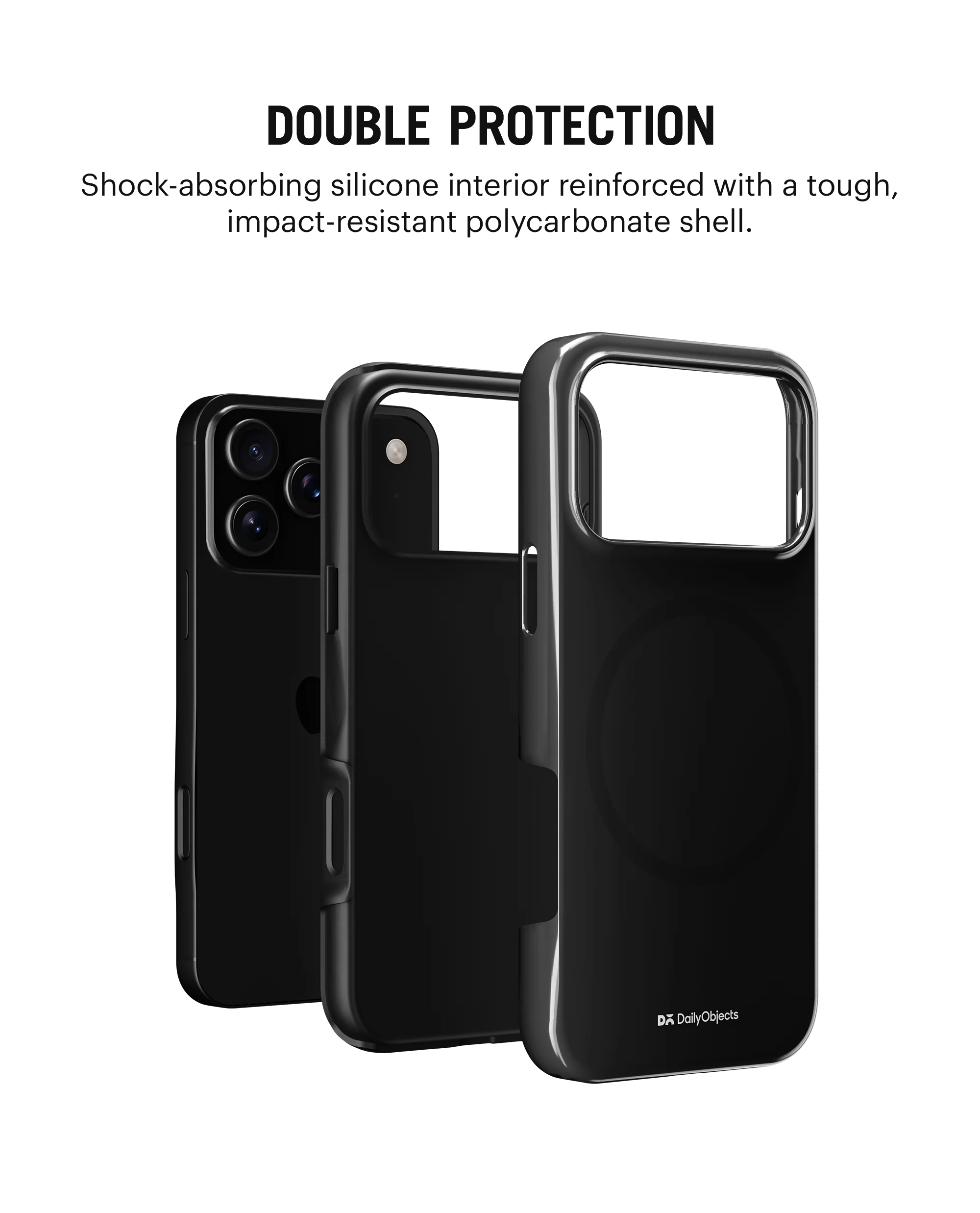Black Enamel Bumper MagSafe iPhone 17 Pro Max Case - Image 13