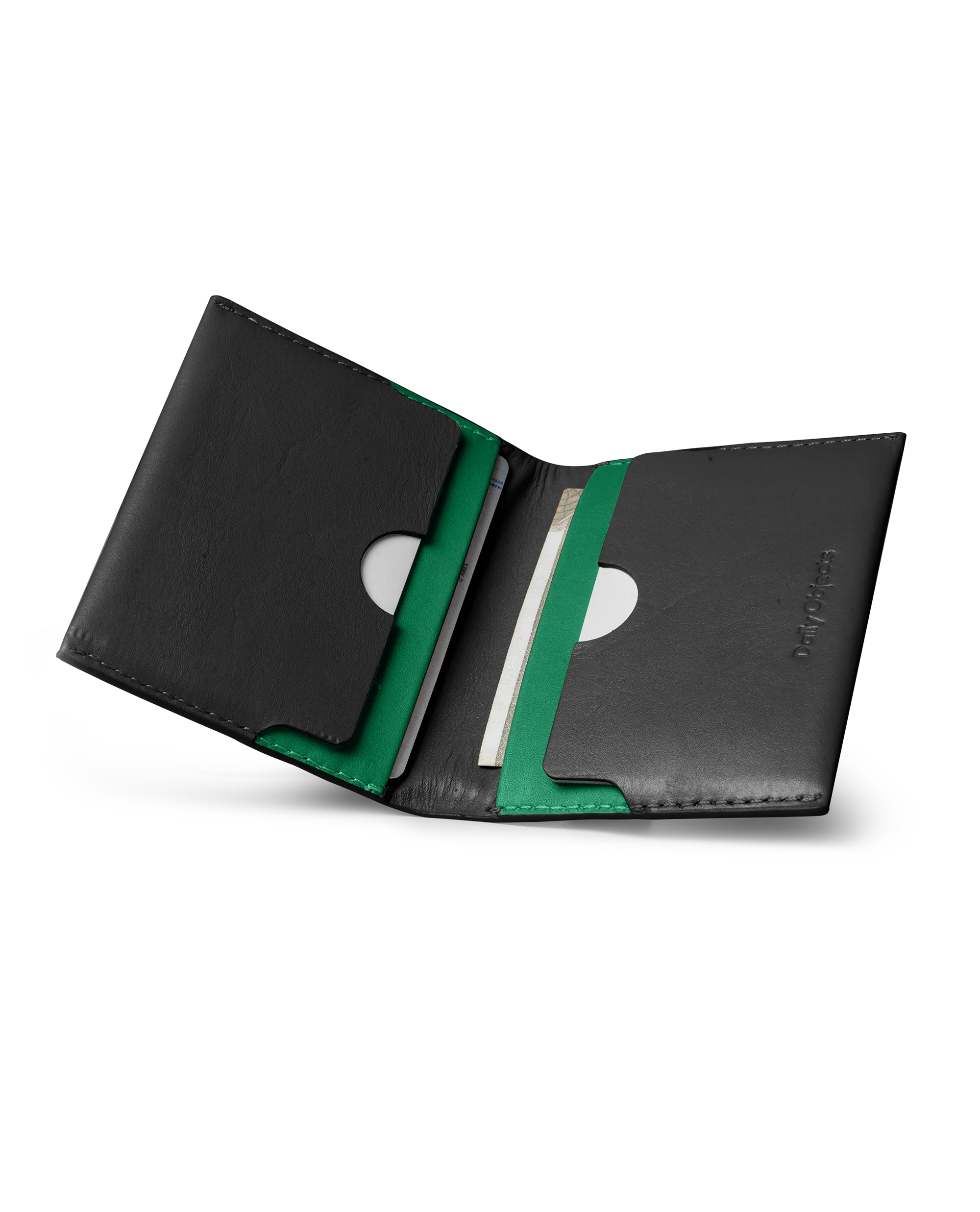 Black Even Bi-Fold Card Wallet - Image 6
