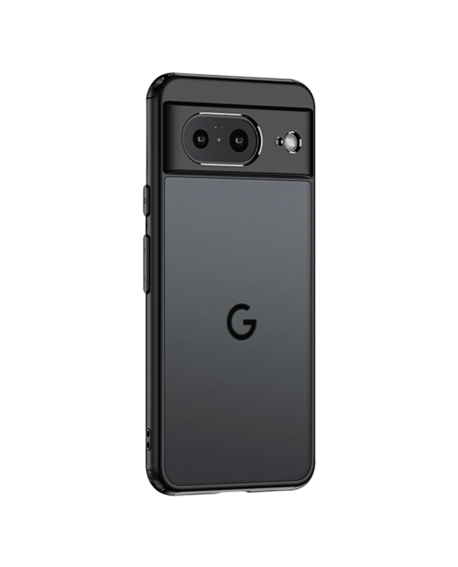 Black Frosted Clear Case Cover For Google Pixel 8 - Image 2