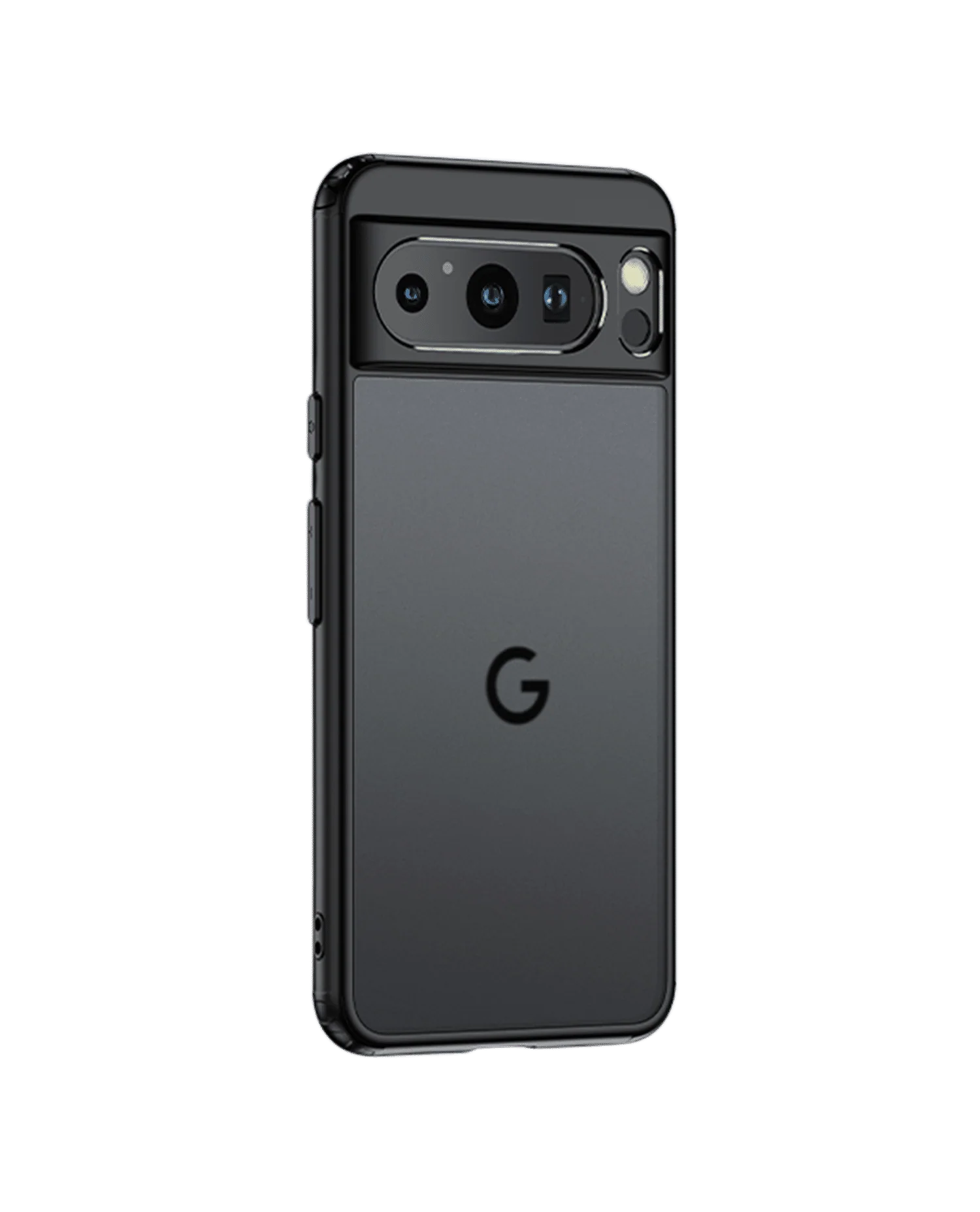 Black Frosted Clear Case Cover For Google Pixel 8 Pro - Image 2