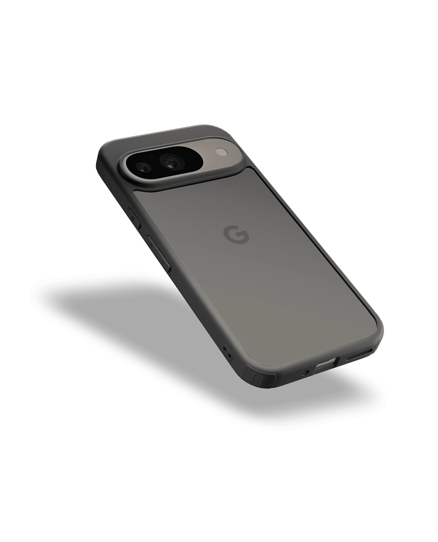 Black Frosted Clear Case Cover For Google Pixel 9 - Image 4