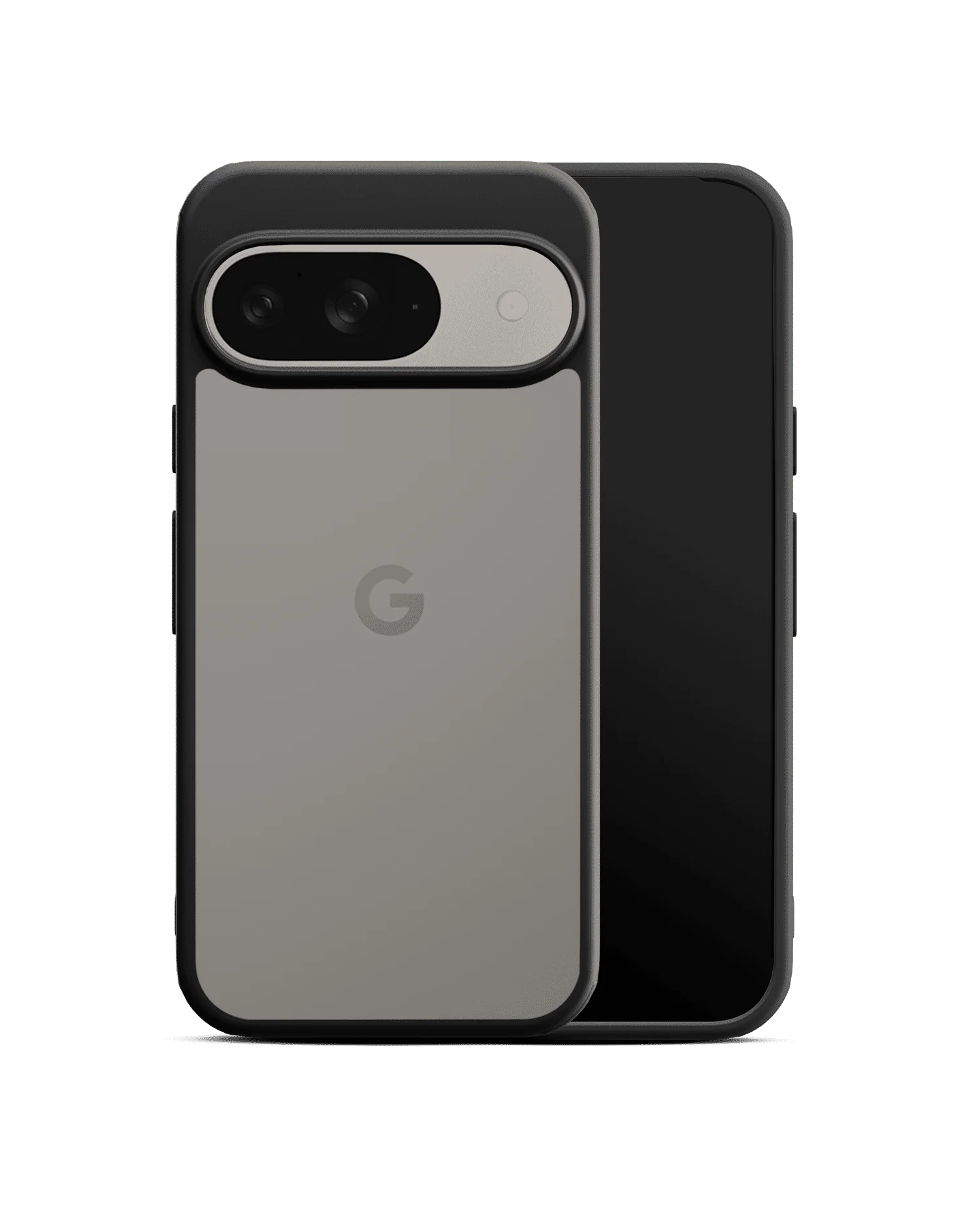 Black Frosted Clear Case Cover For Google Pixel 9 - Image 5
