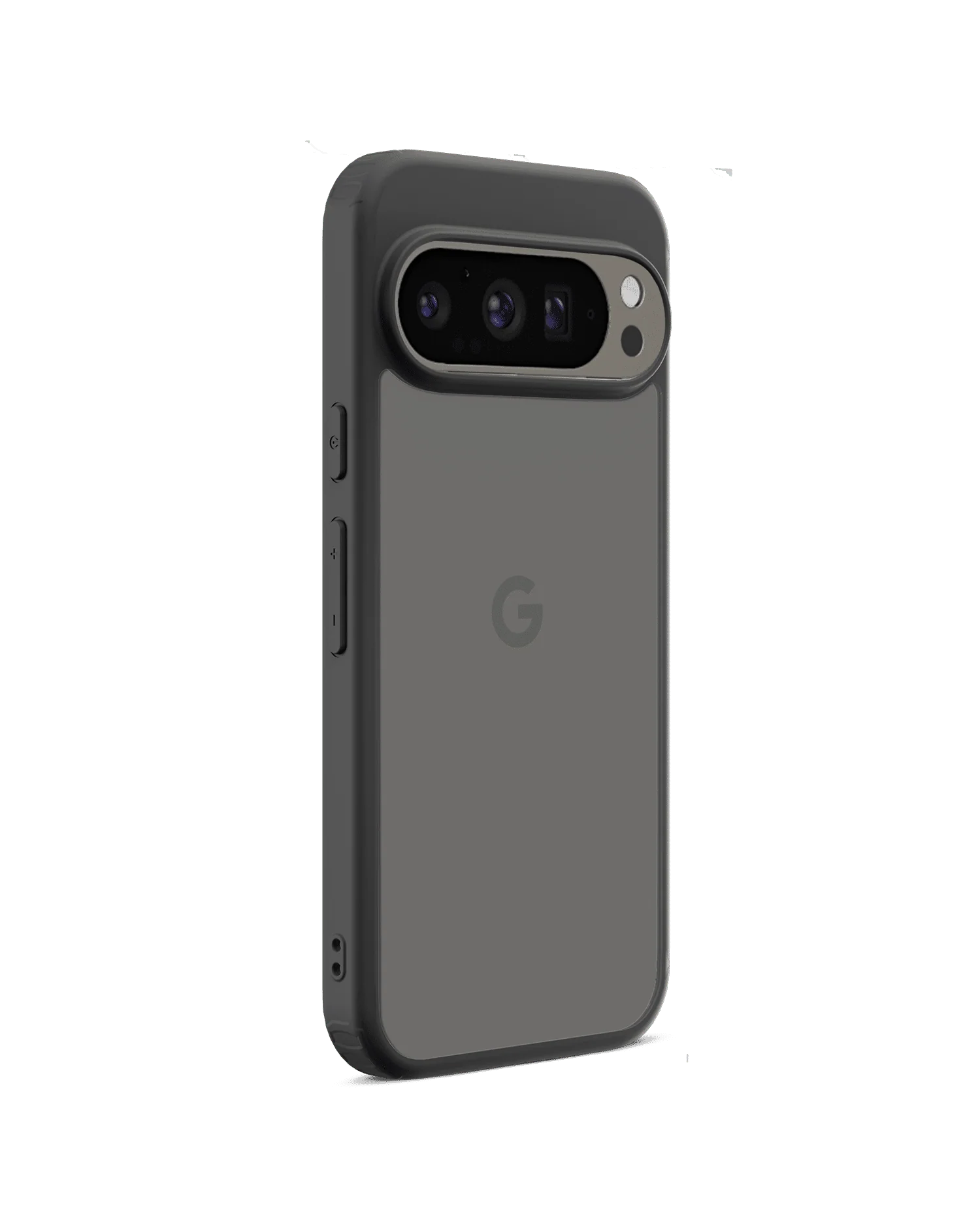 Black Frosted Clear Case Cover For Google Pixel 9 Pro - Image 3