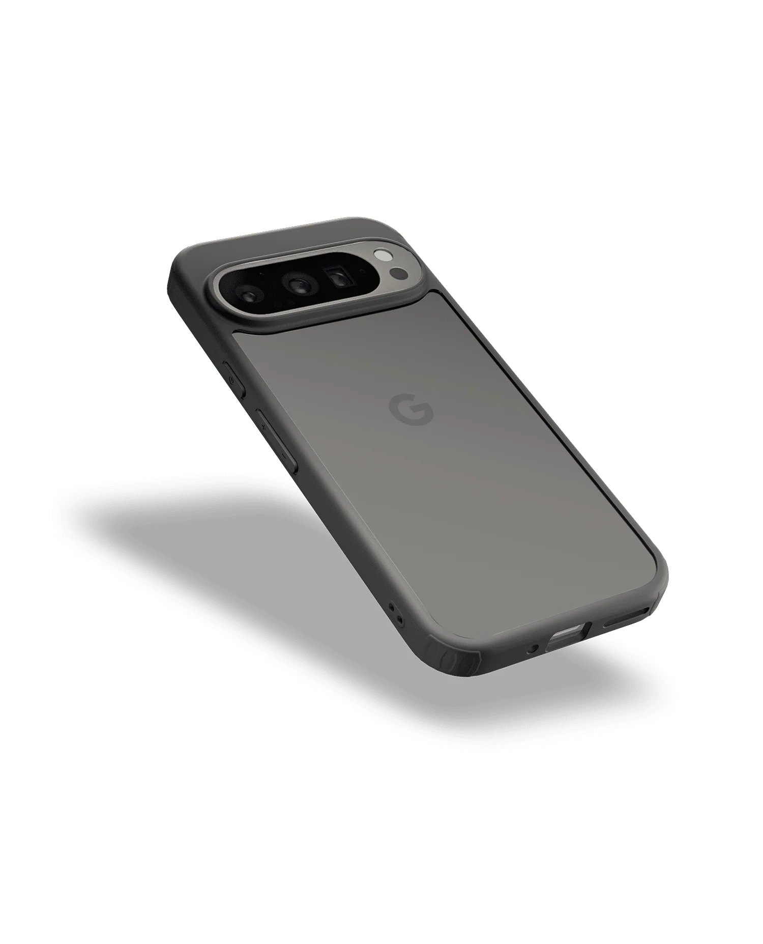Black Frosted Clear Case Cover For Google Pixel 9 Pro XL - Image 4