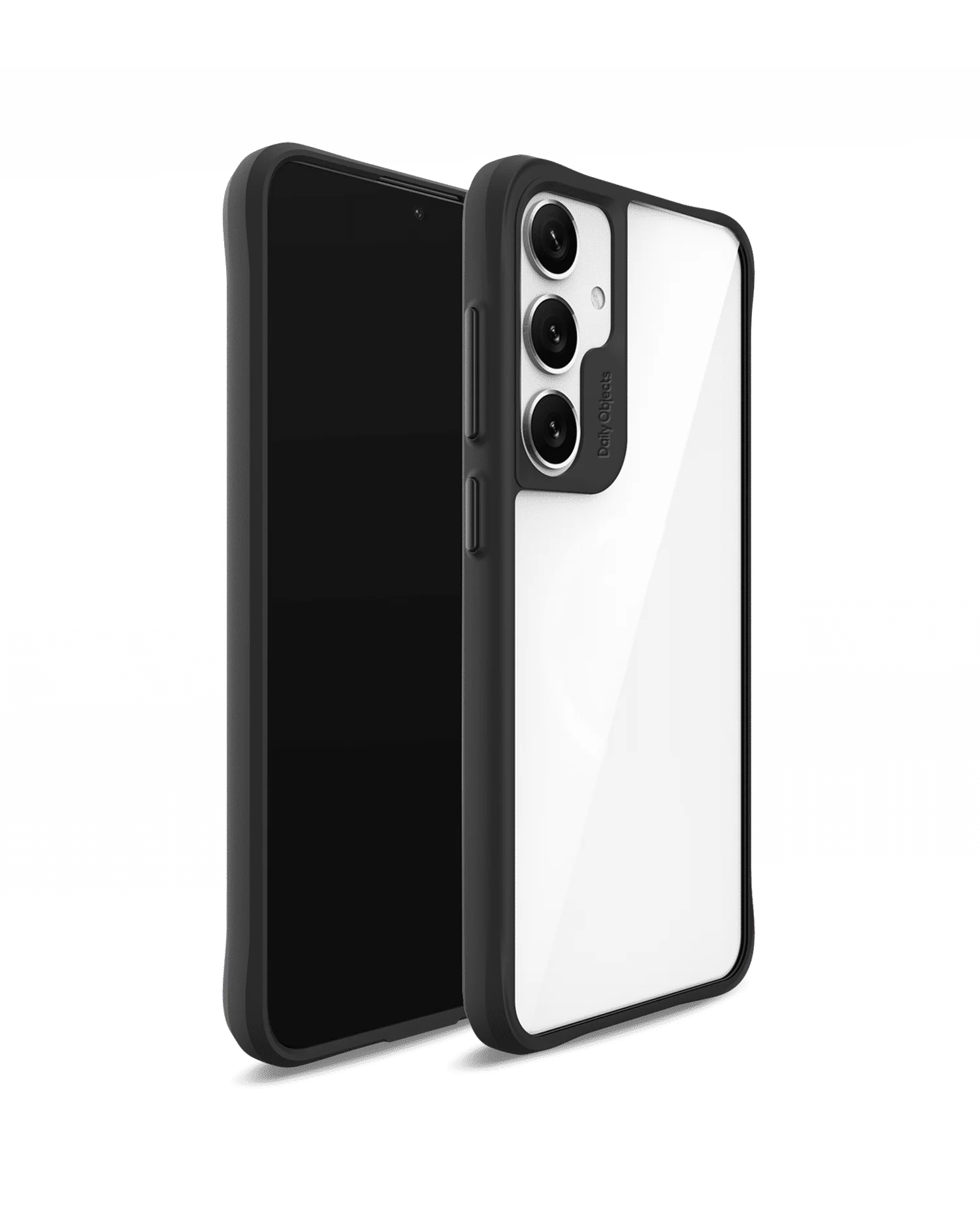 Black Hybrid Clear Case Cover for Samsung Galaxy S24 Plus