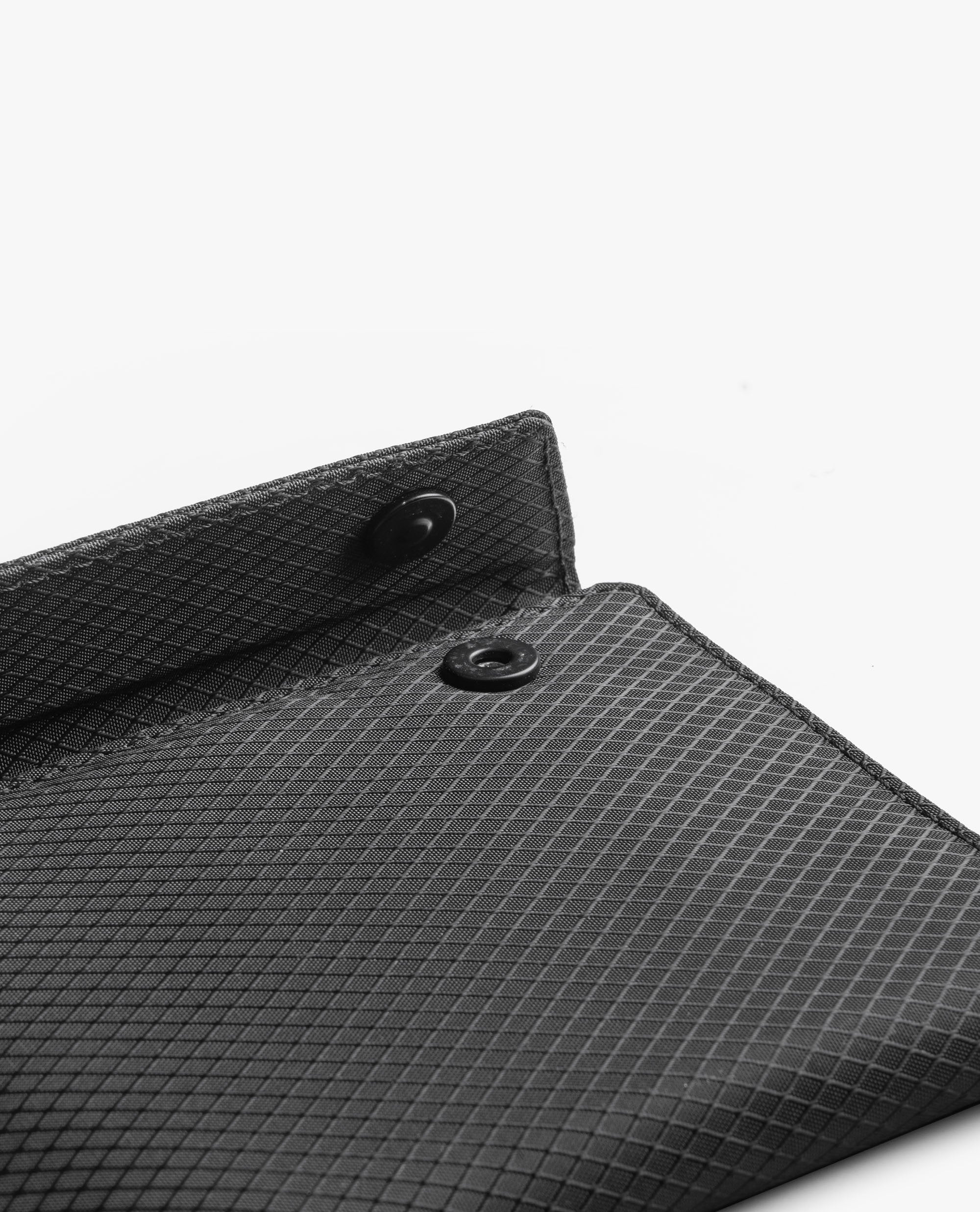 Black Ripstop Lounge Passport Wallet - Image 10