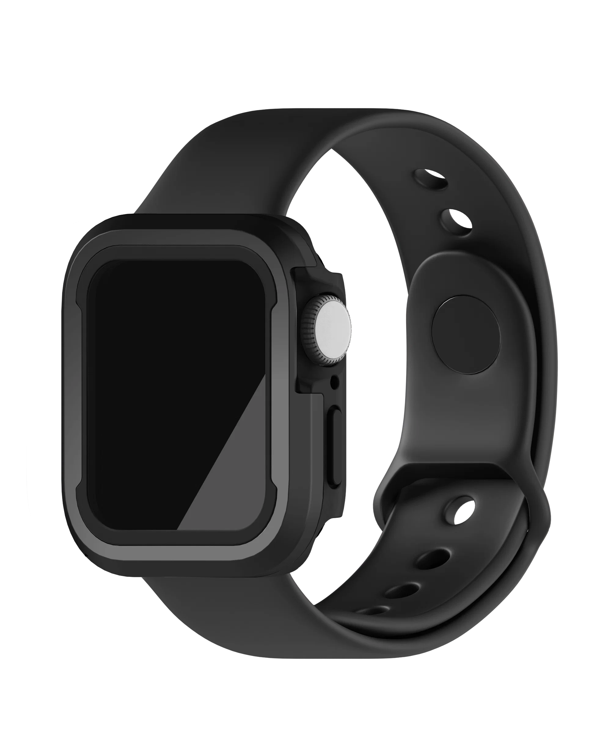 Black Tough Fit Apple Watch Series Case (44mm) - Image 5