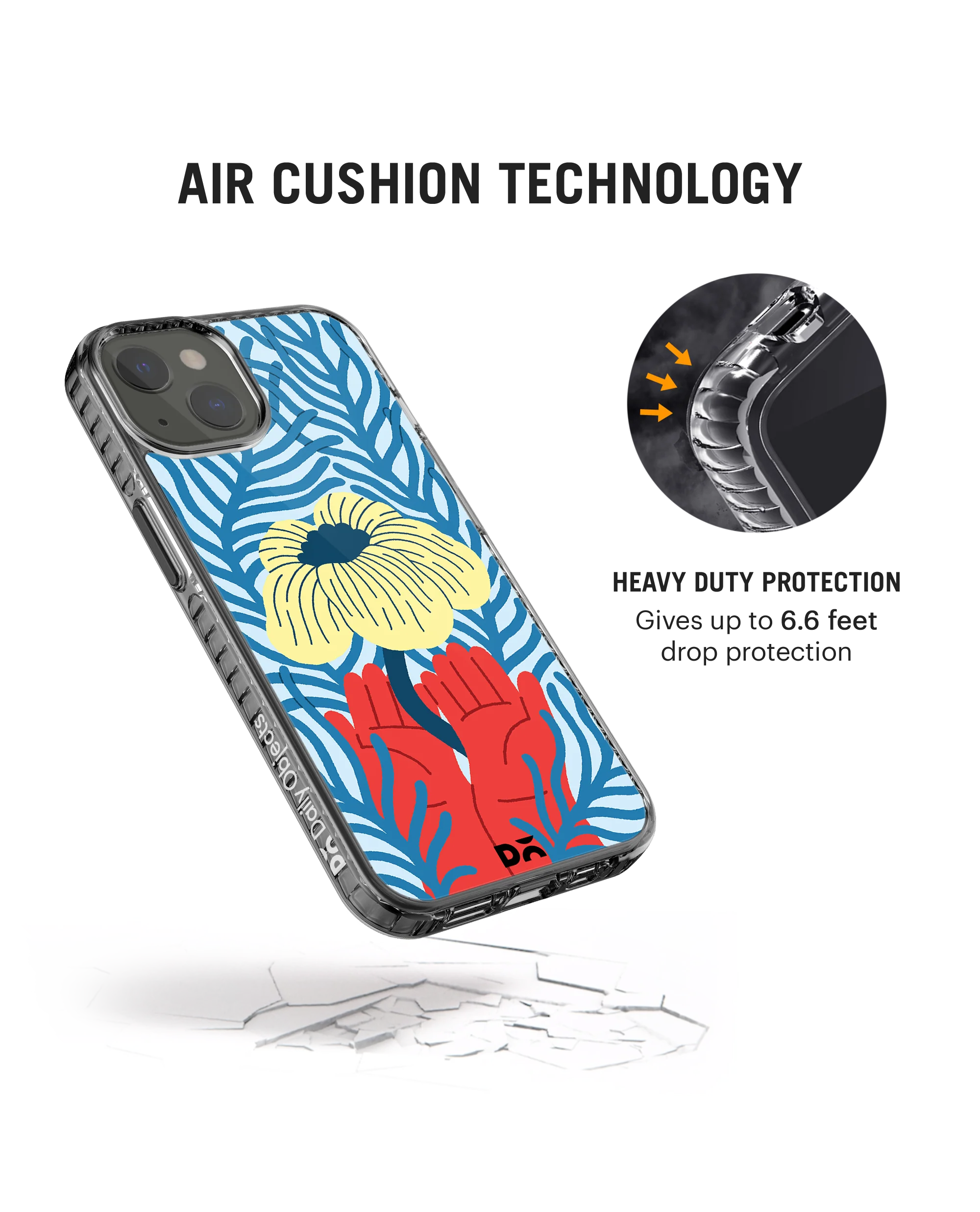 Bloom Bliss Stride 2.0 Phone Case Cover For iPhone 15 Plus - Image 6