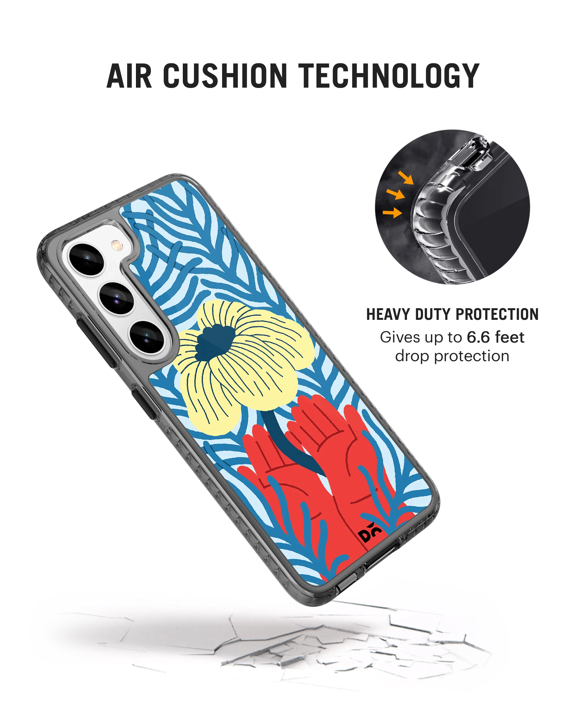 Bloom Bliss Stride 2.0 Case Cover For Samsung Galaxy S23 - Image 2
