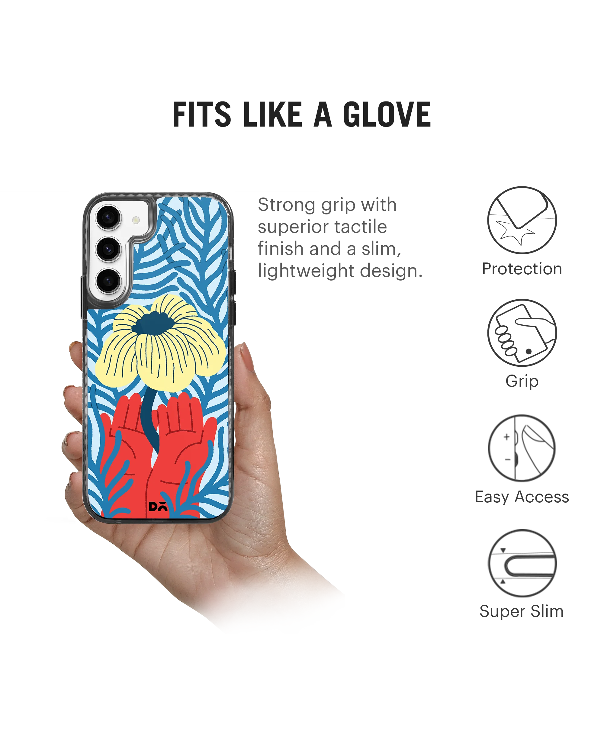 Bloom Bliss Stride 2.0 Case Cover For Samsung Galaxy S23 - Image 5