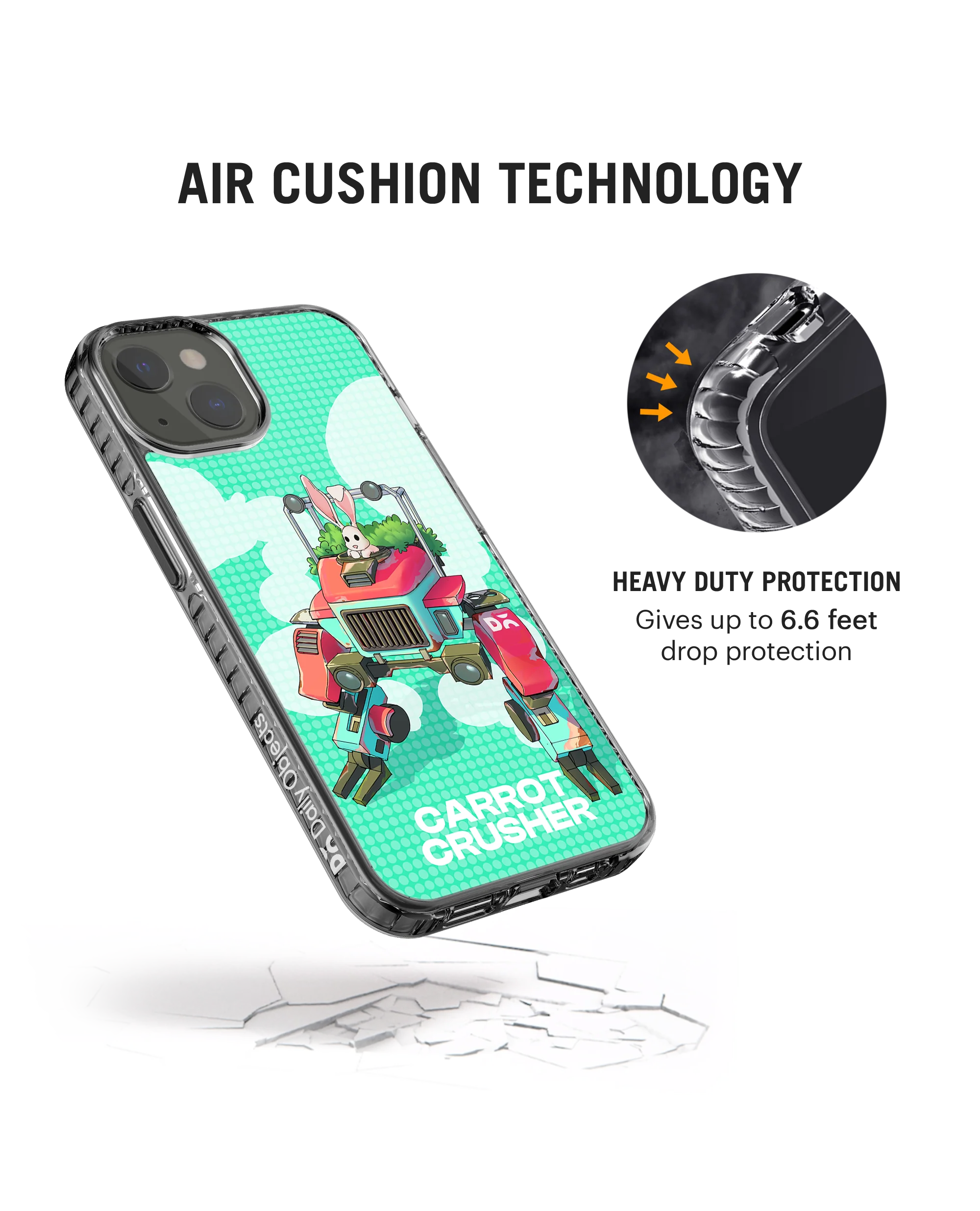 Carrot Crusher Stride 2.0 Case Cover For iPhone 15 - Image 6
