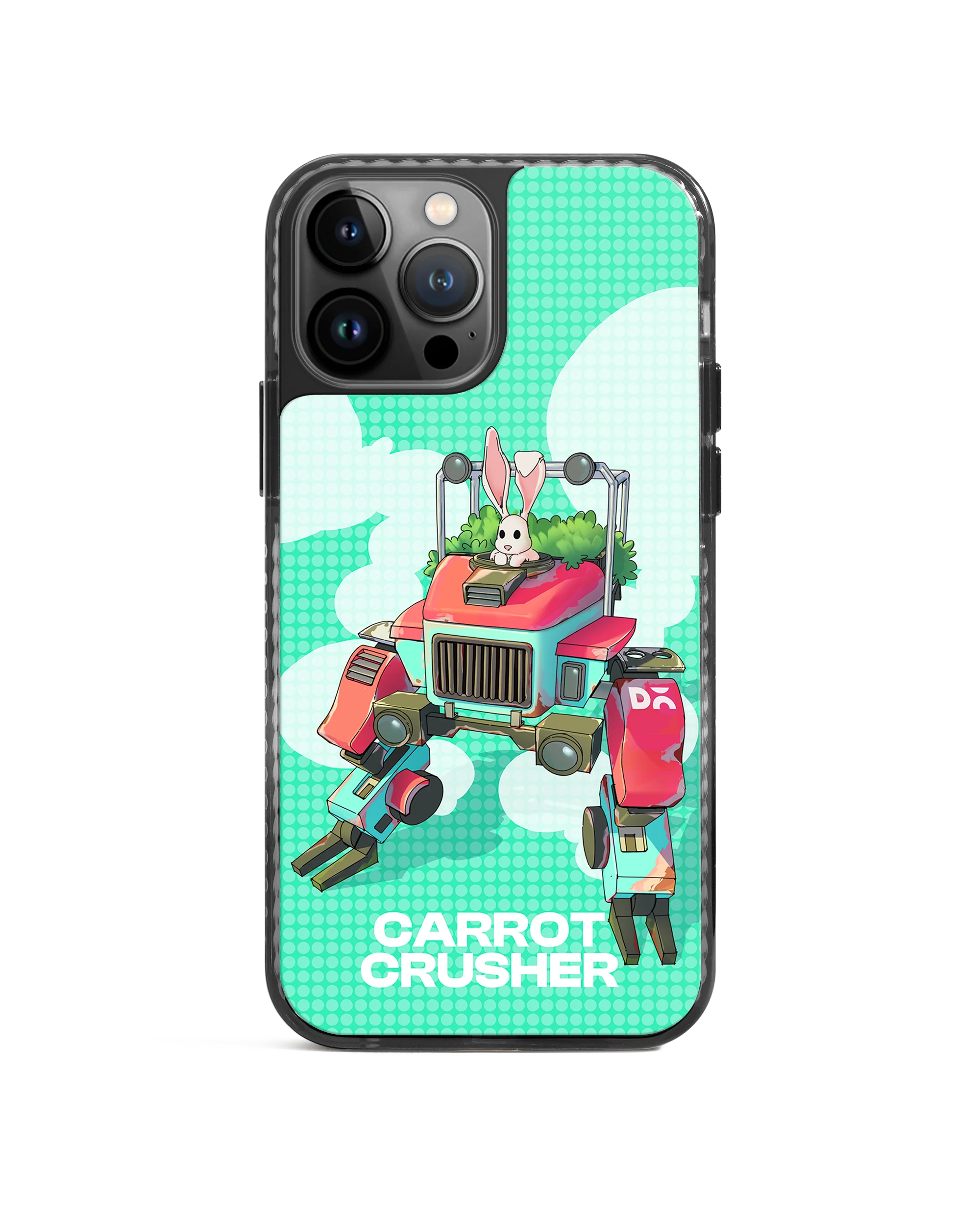 Carrot Crusher Stride 2.0 Case Cover For iPhone 15 Pro