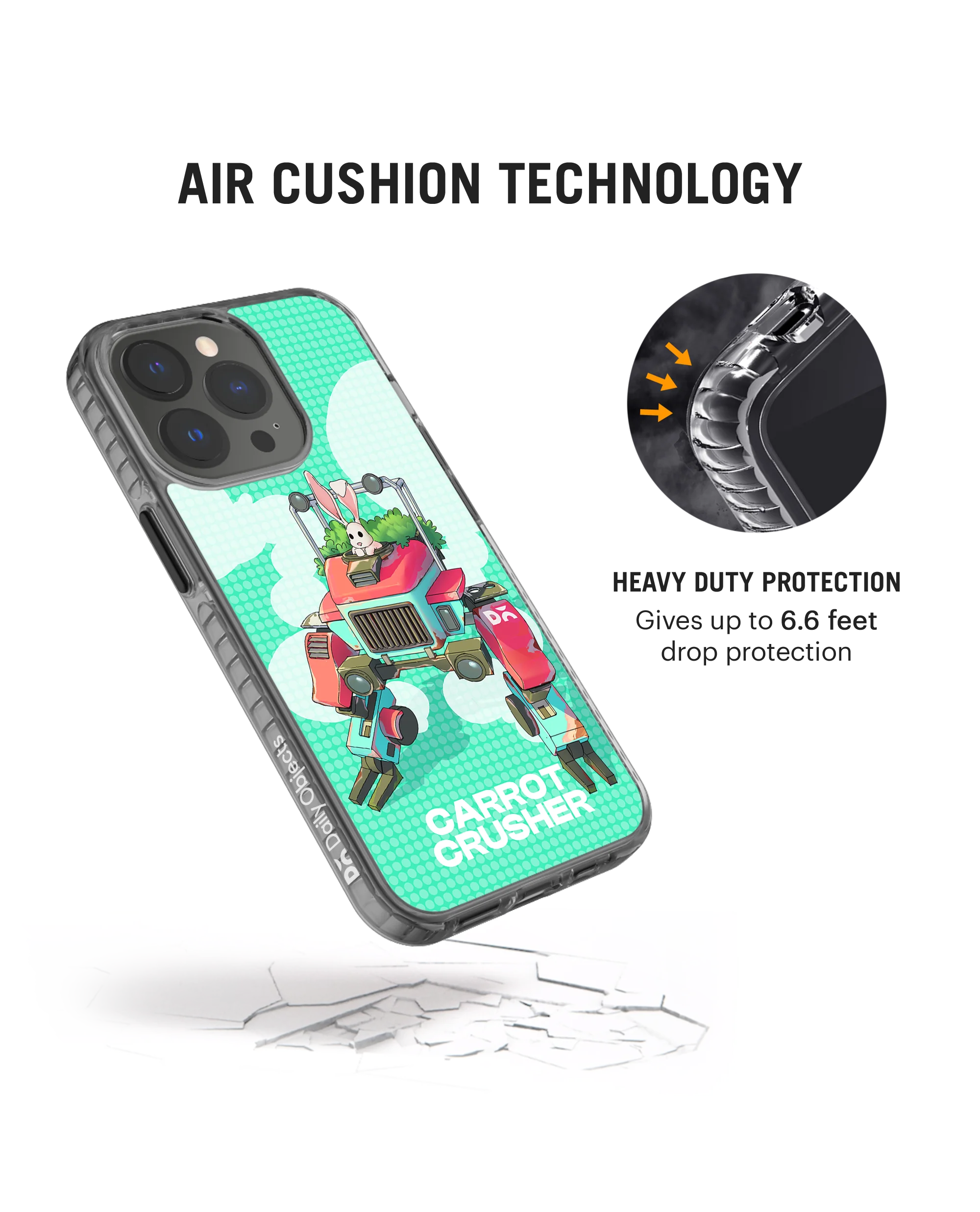 Carrot Crusher Stride 2.0 Case Cover For iPhone 15 Pro - Image 5