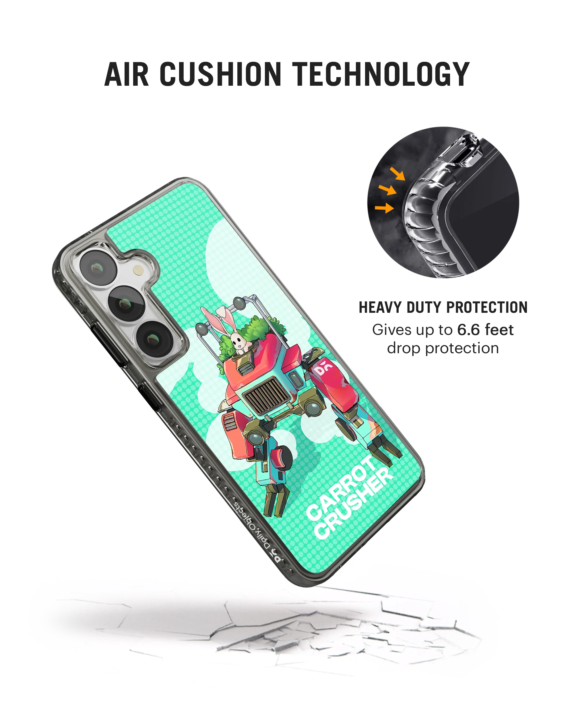 Carrot Crusher Stride 2.0 Case Cover For Samsung Galaxy S24 Plus - Image 2