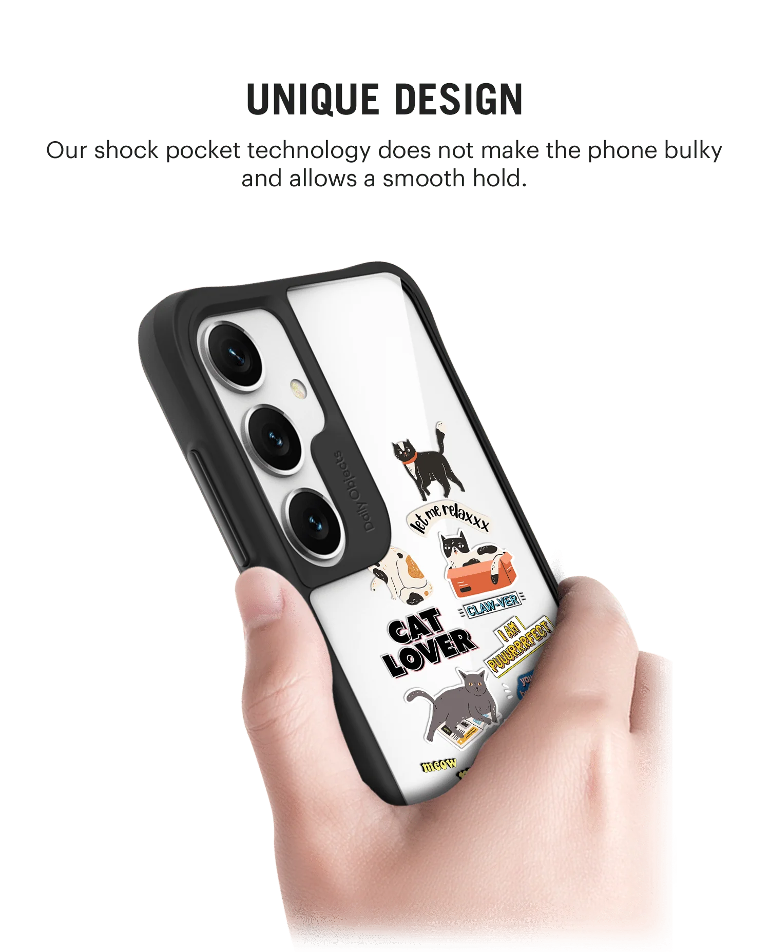 Cat Mom Black Hybrid Clear Case Cover For Samsung Galaxy S24 Plus - Image 2