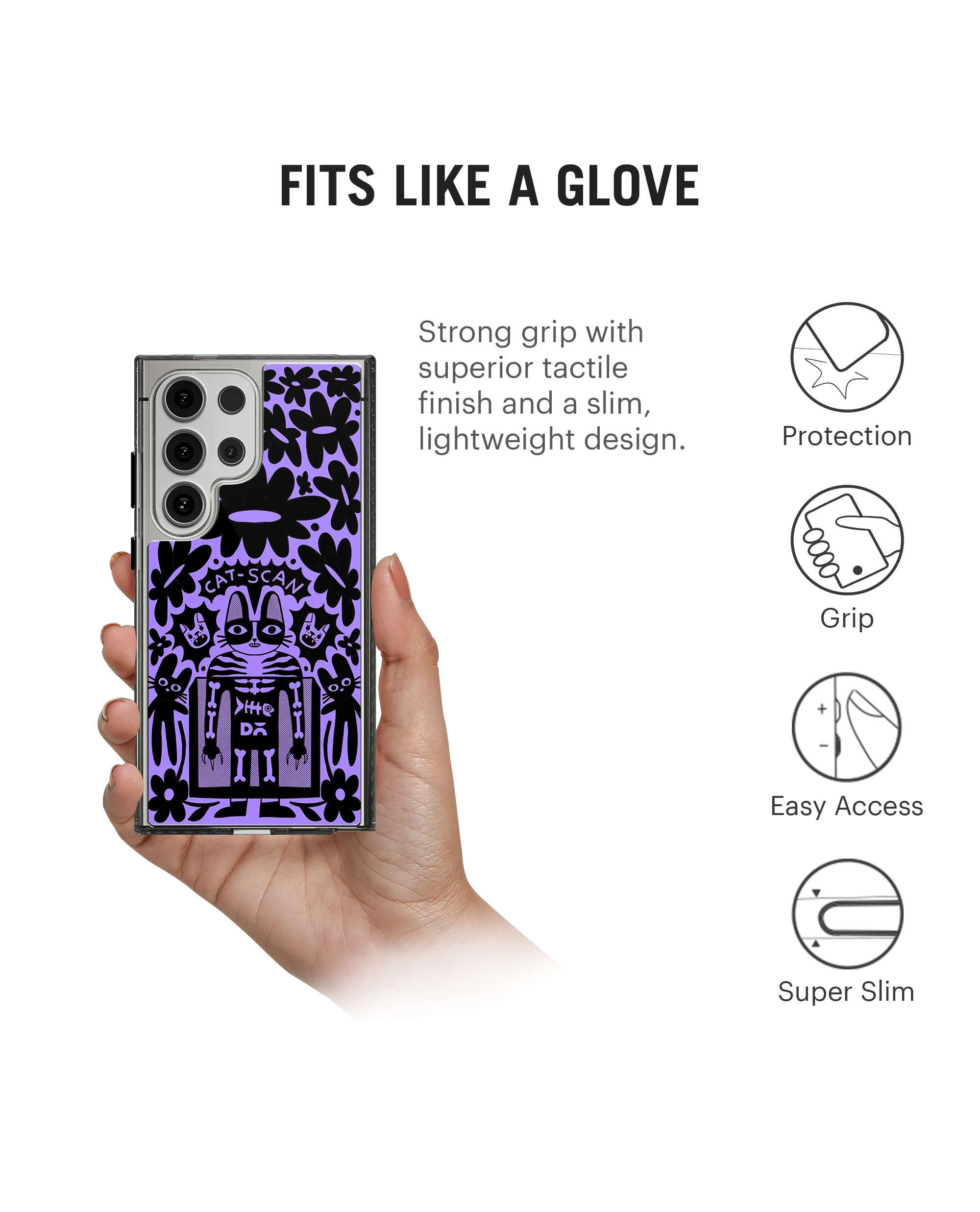 Cat Scan Stride 2.0 Case Cover For Samsung Galaxy S24 Ultra - Image 5