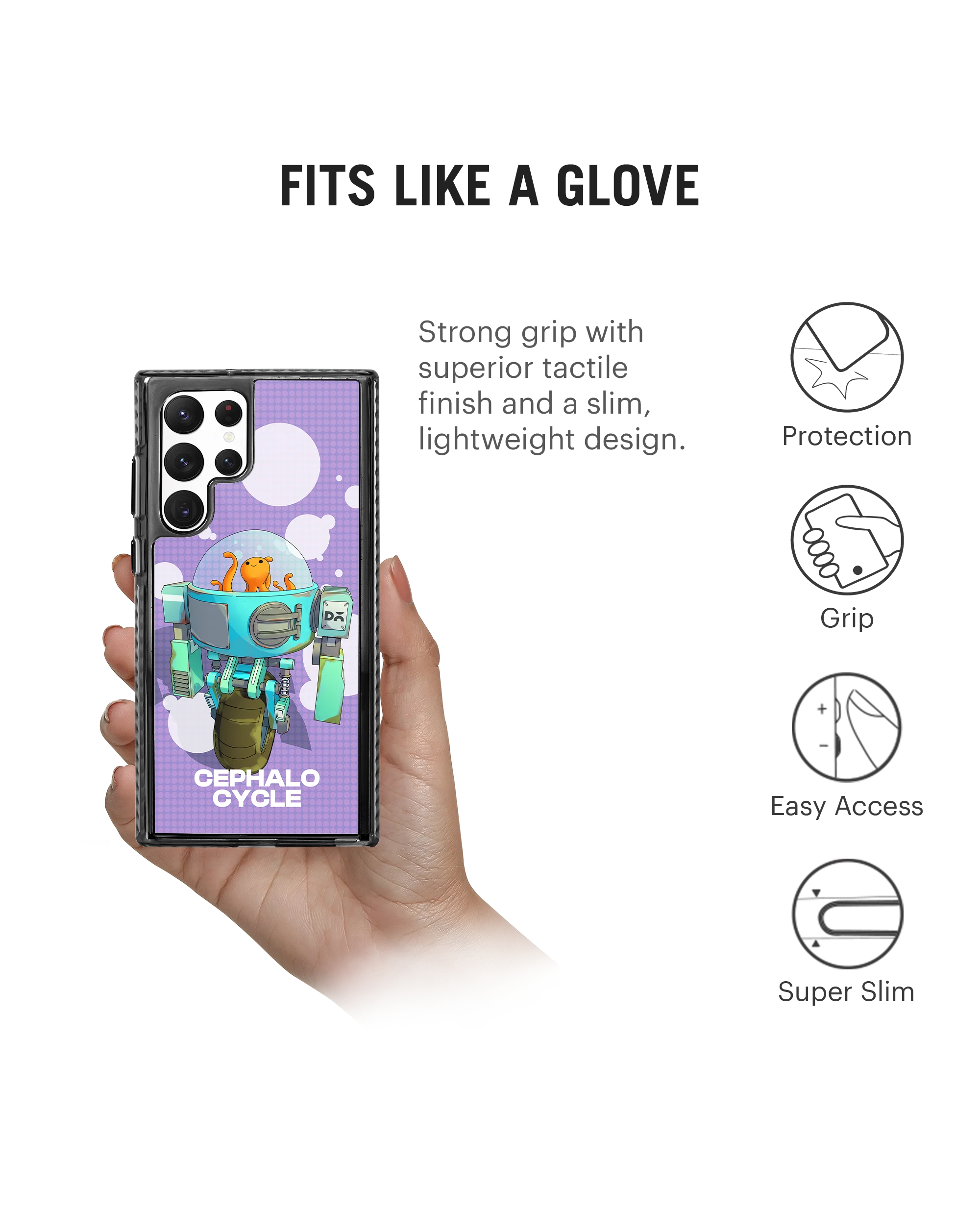 Cephalo Cycle Stride 2.0 Case Cover For Samsung Galaxy S23 Ultra - Image 5
