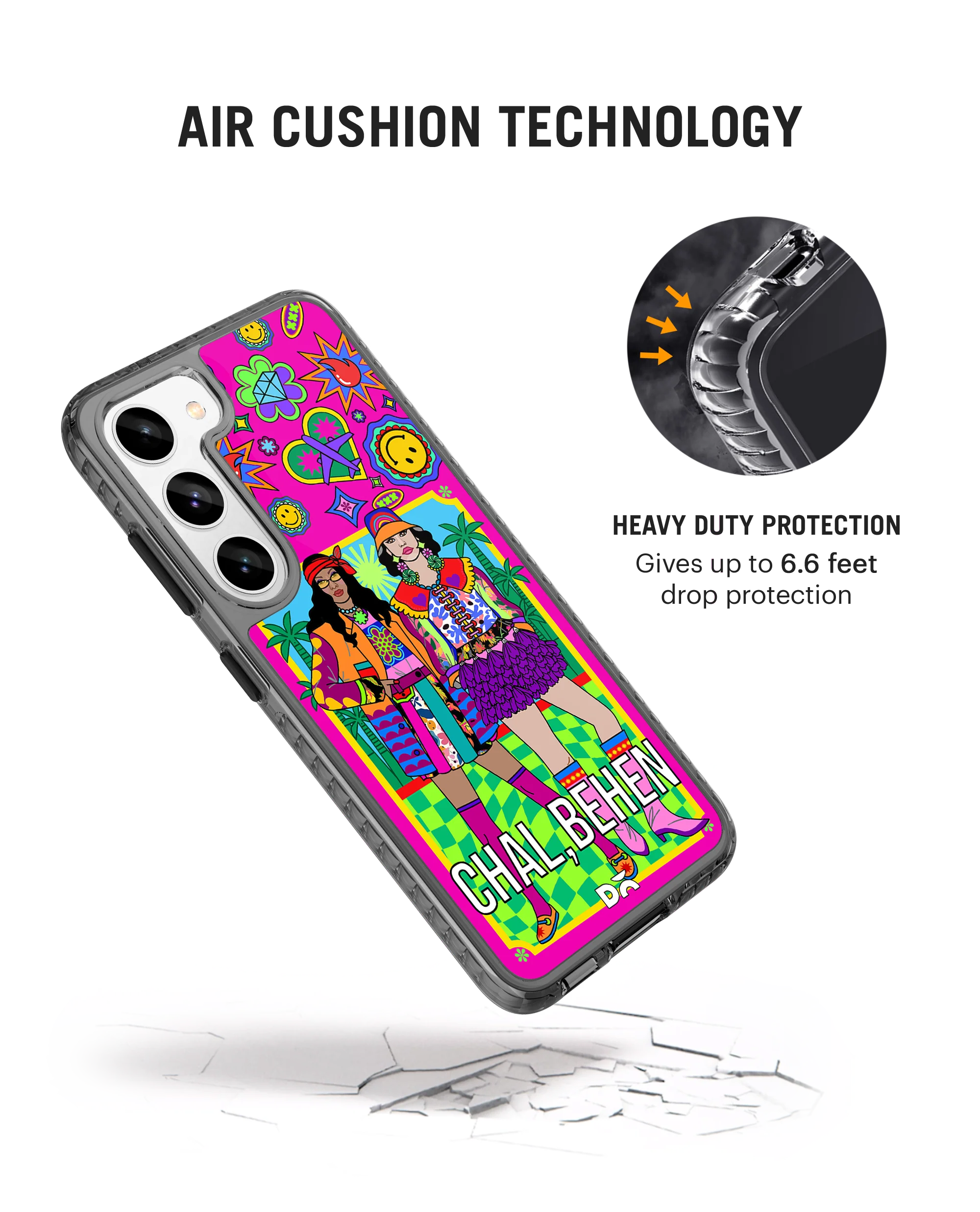 Chal Behen Stride 2.0 Case Cover For Samsung Galaxy S23 - Image 2