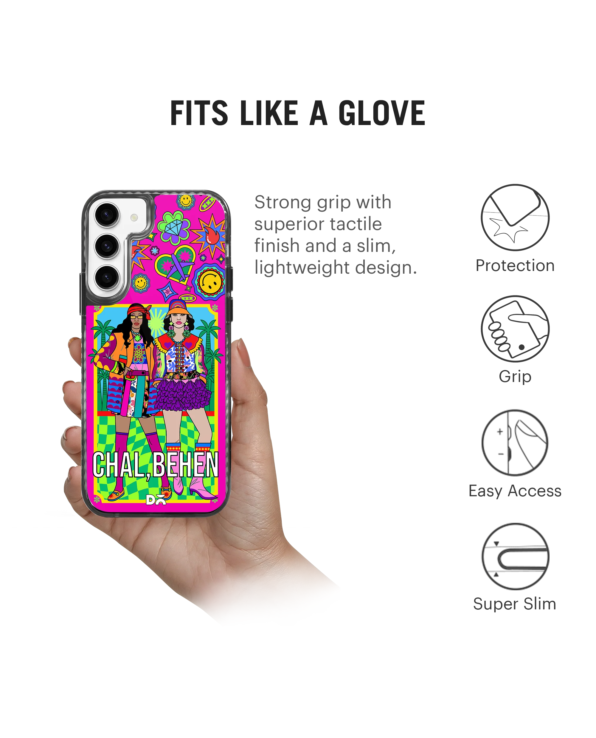 Chal Behen Stride 2.0 Case Cover For Samsung Galaxy S23 Plus - Image 5