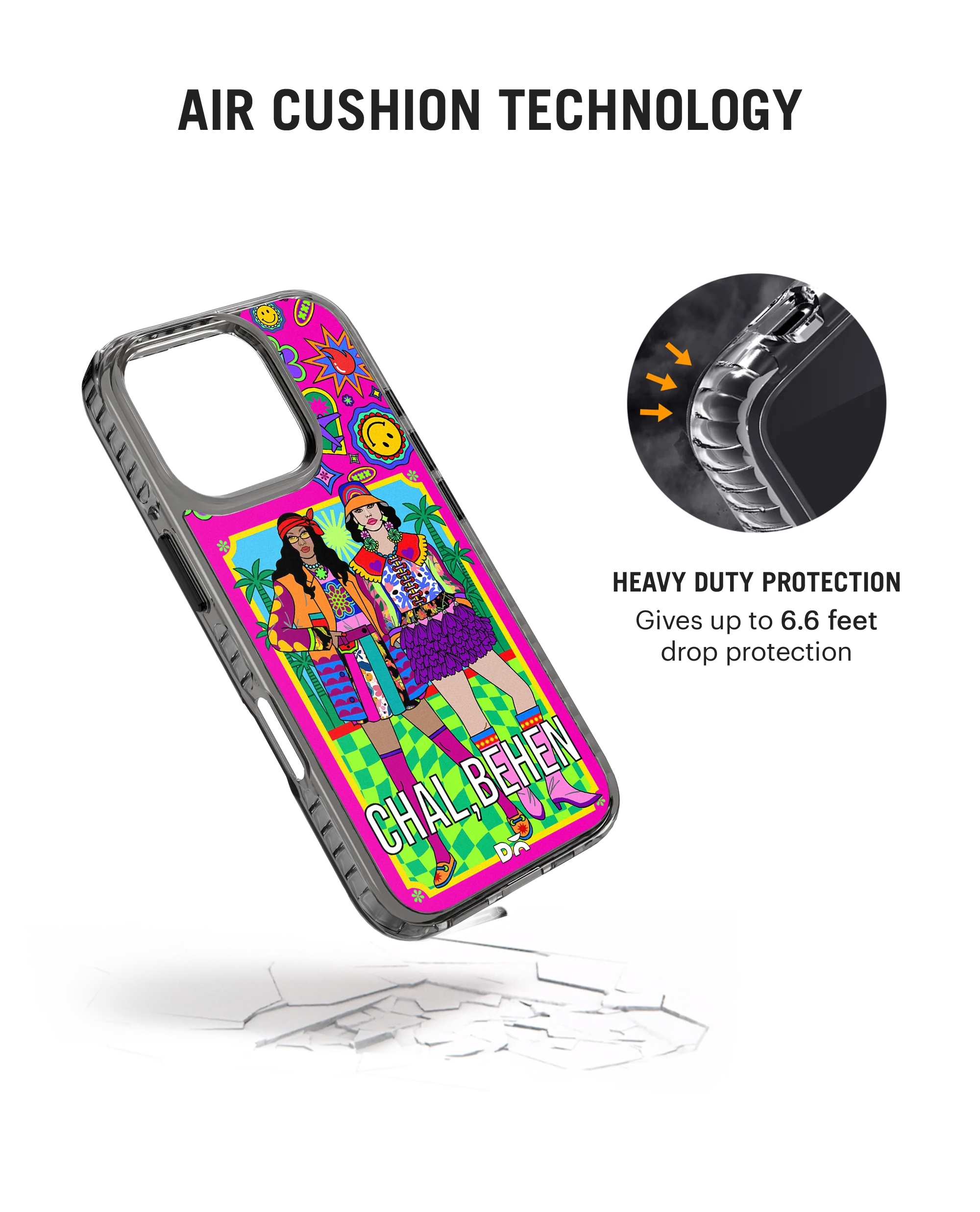 Chal Behen Stride 2.0 MagSafe Case Cover For iPhone 16 Pro Max - Image 7