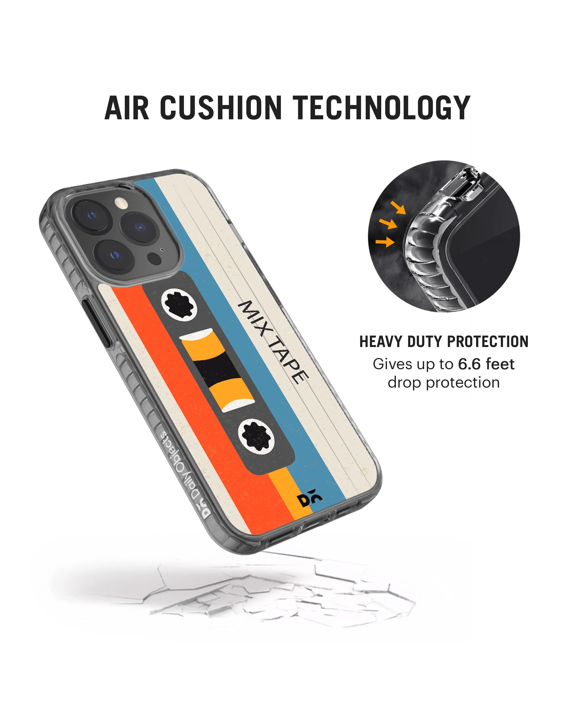 Chrome Mix Tape Stride 2.0 Phone Case Cover For iPhone 14 Pro Max - Image 5