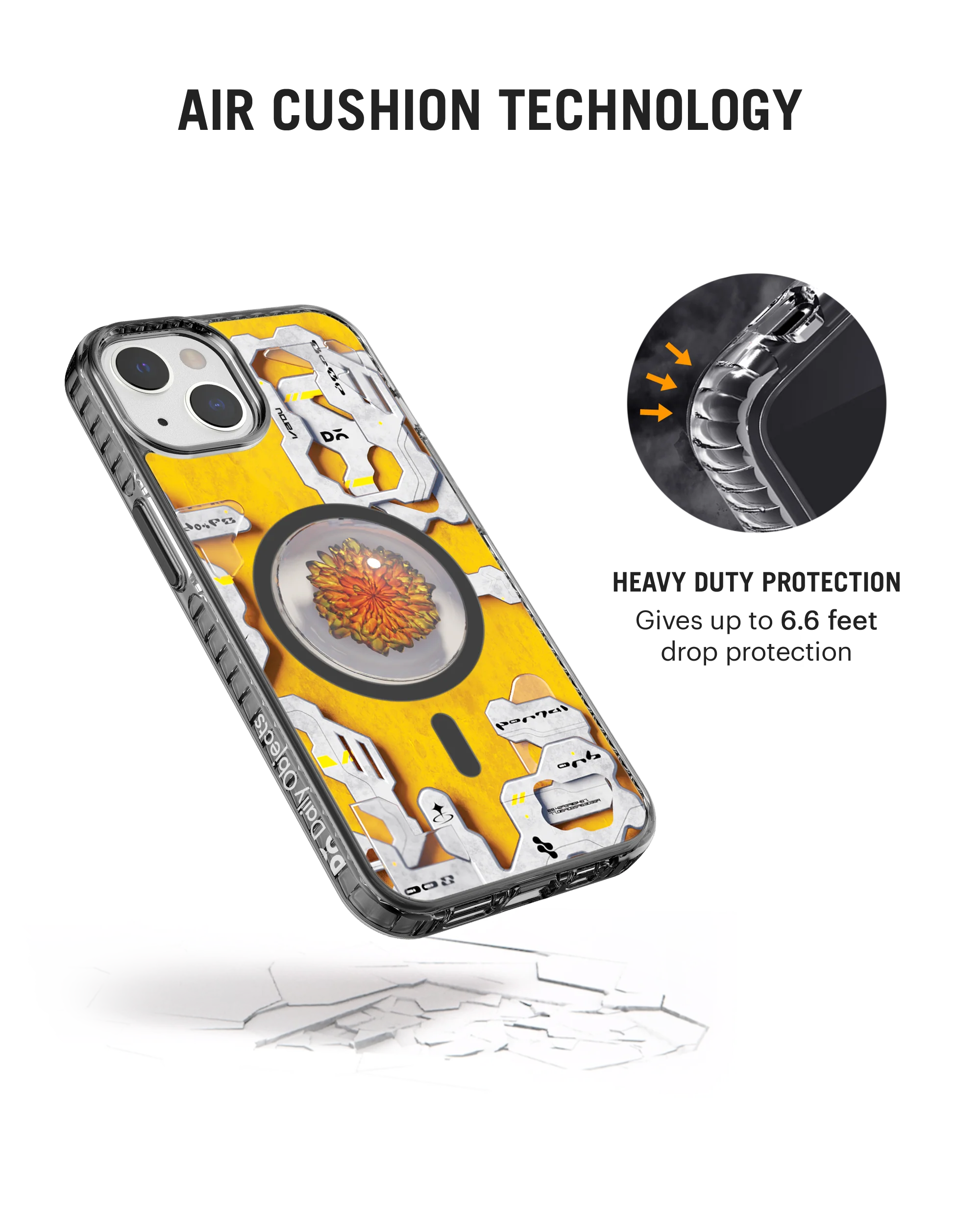 Cronus Stride 2.0 Clear MagSafe Phone Case Cover For iPhone 14 - Image 5
