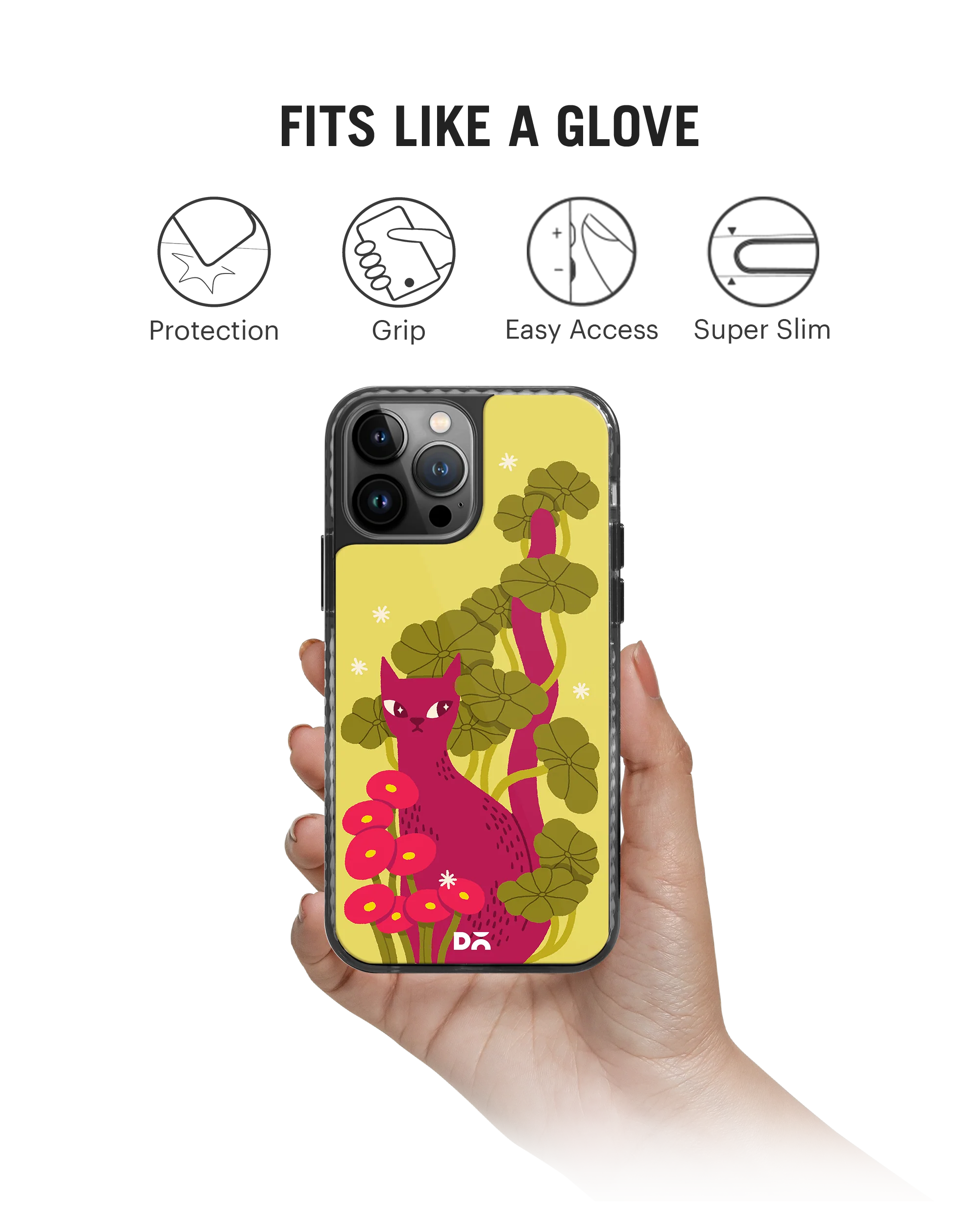 Curious Cat Stride 2.0 Case Cover For iPhone 13 Pro - Image 2