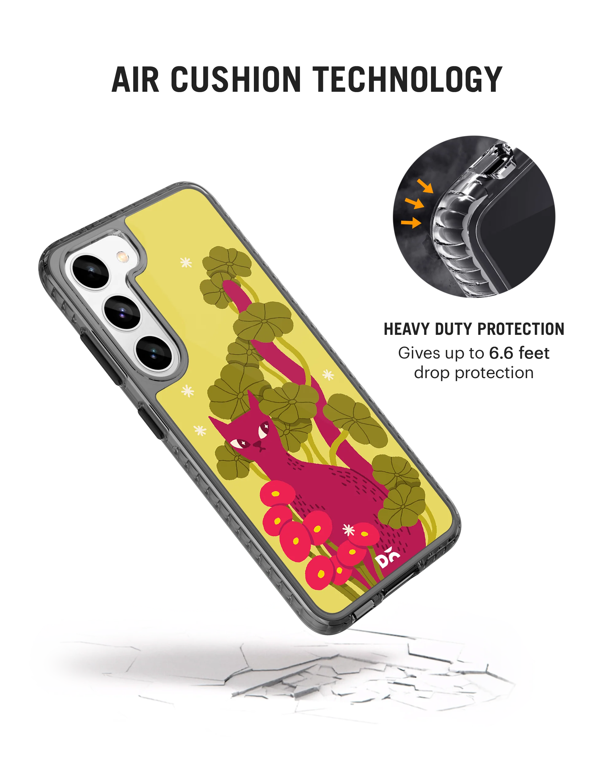 Curious Cat Stride 2.0 Case Cover For Samsung Galaxy S23 - Image 2