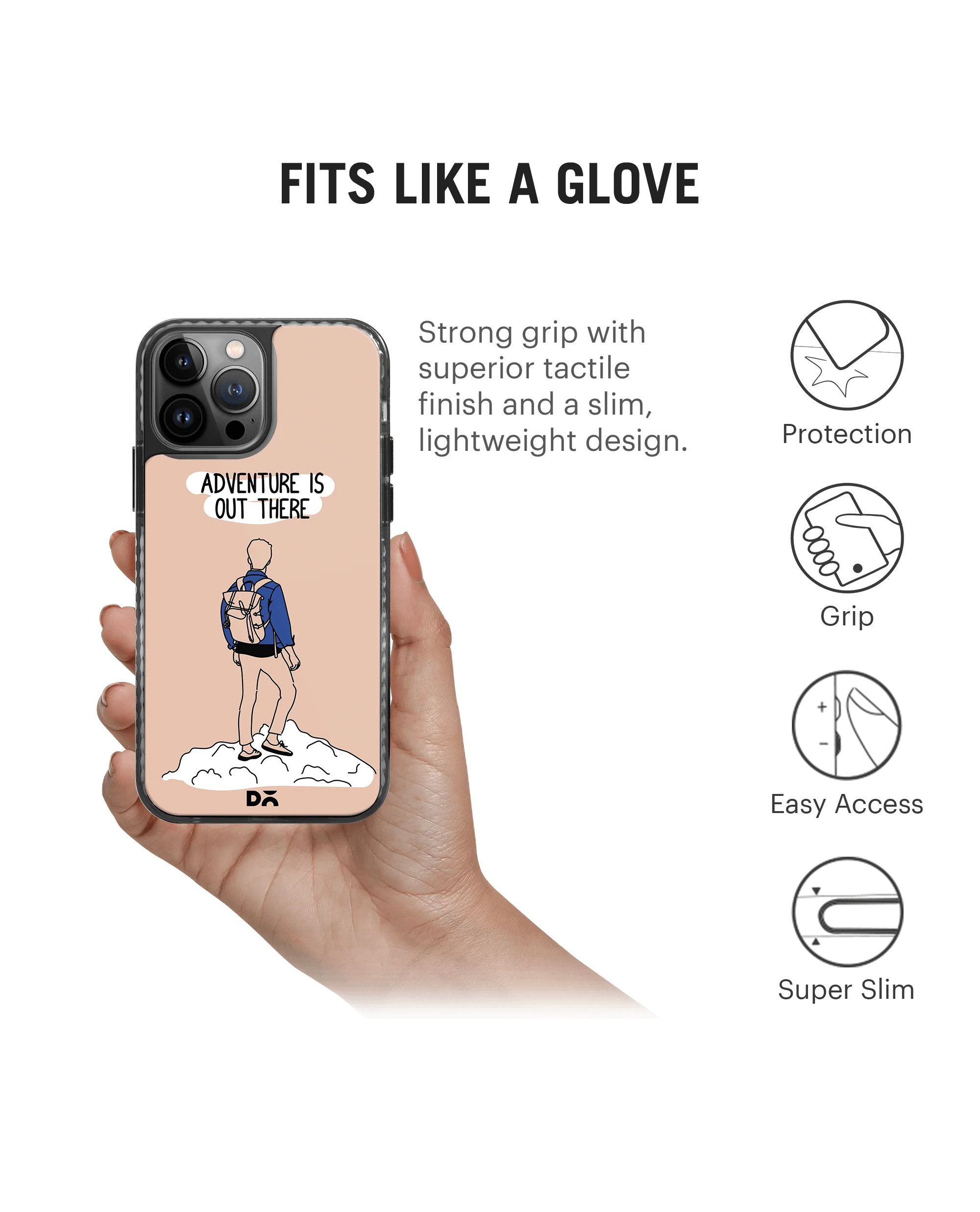 DailyObjects Adventure Out Stride 2.0 Case Cover For iPhone 13 Pro - Image 2
