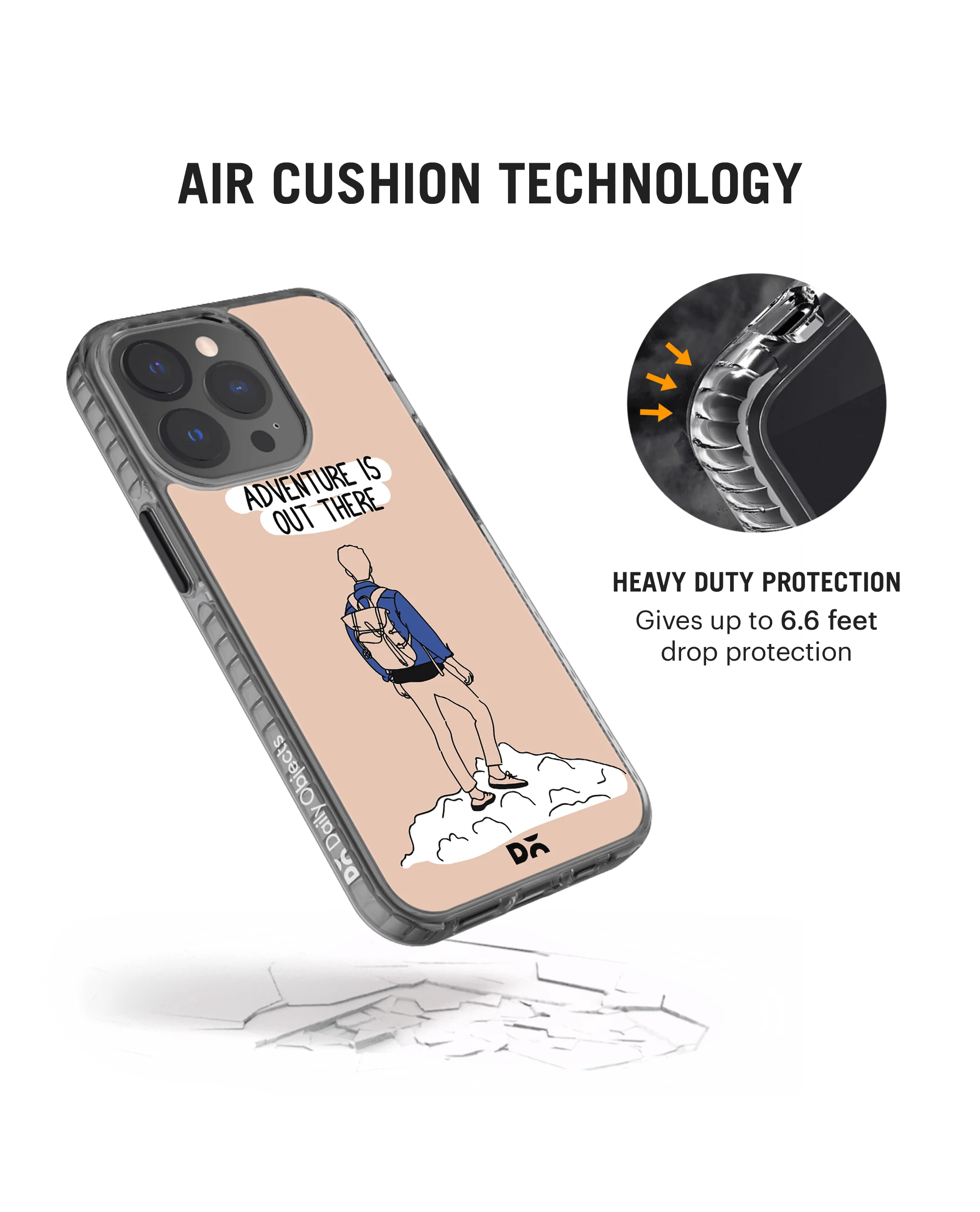 DailyObjects Adventure Out Stride 2.0 Case Cover For iPhone 13 Pro Max - Image 4