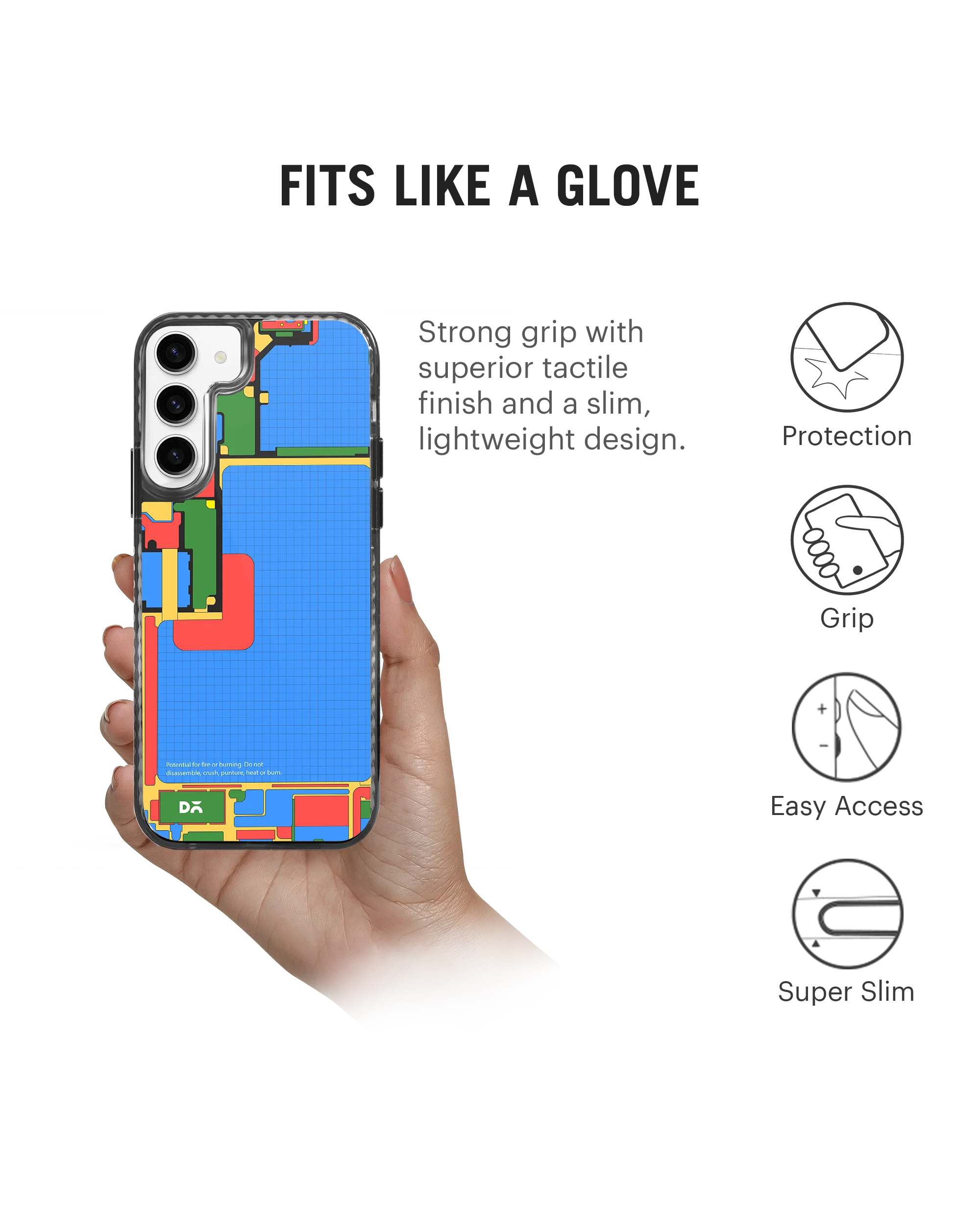 DailyObjects Ai-Phone Stride 2.0 Case Cover For Samsung Galaxy S23 Plus - Image 5