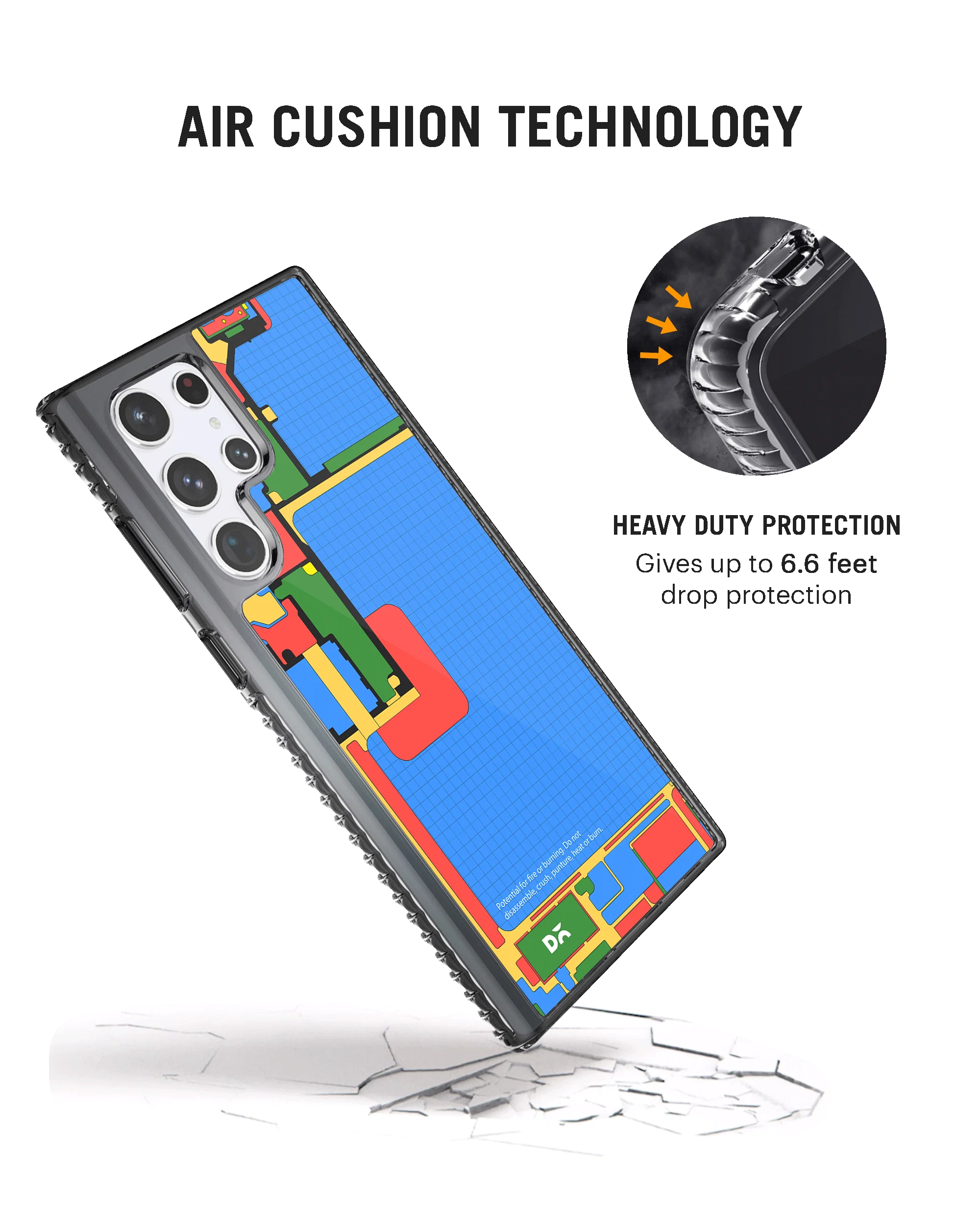 DailyObjects Ai-Phone Stride 2.0 Case Cover For Samsung Galaxy S23 Ultra - Image 2