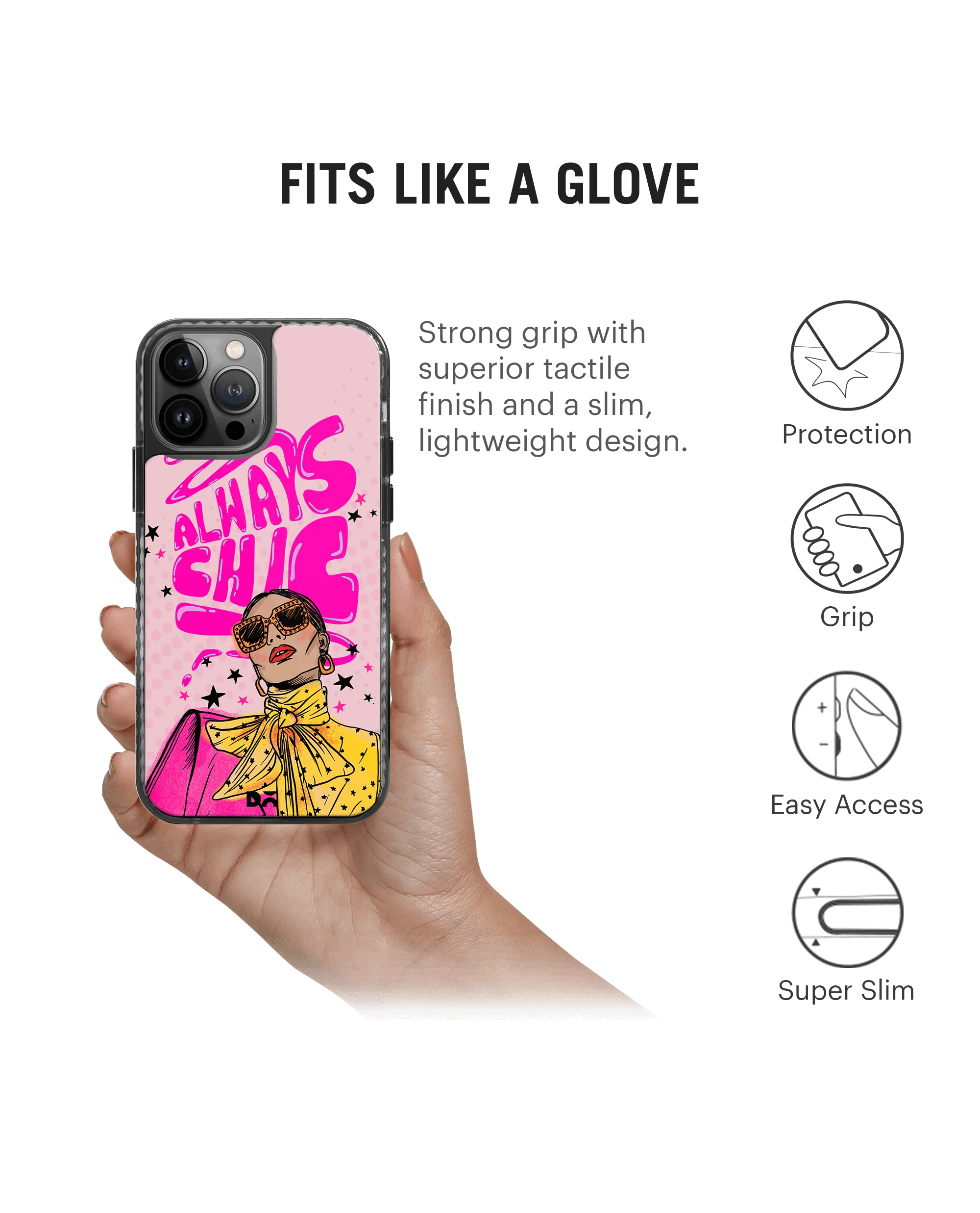 DailyObjects Always Chic Stride 2.0 Phone Case Cover For iPhone 14 Pro - Image 2