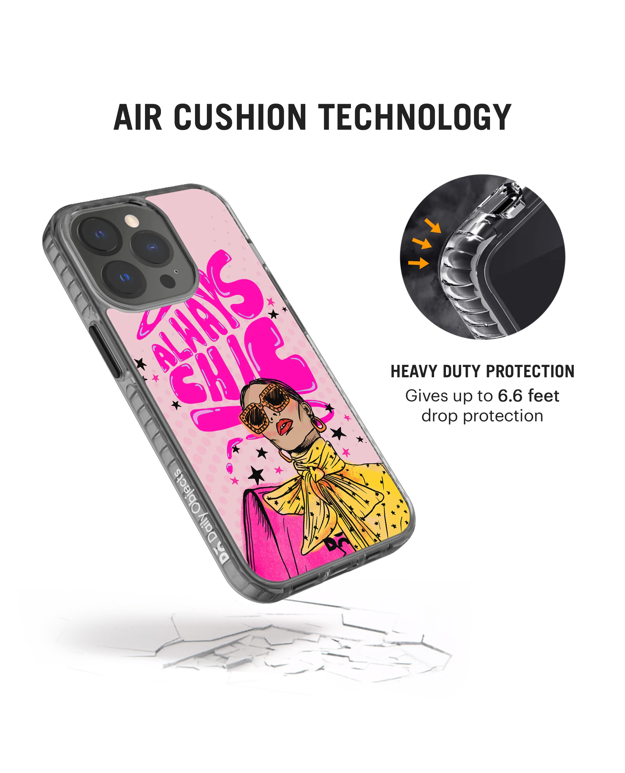 DailyObjects Always Chic Stride 2.0 Phone Case Cover For iPhone 15 Pro - Image 5