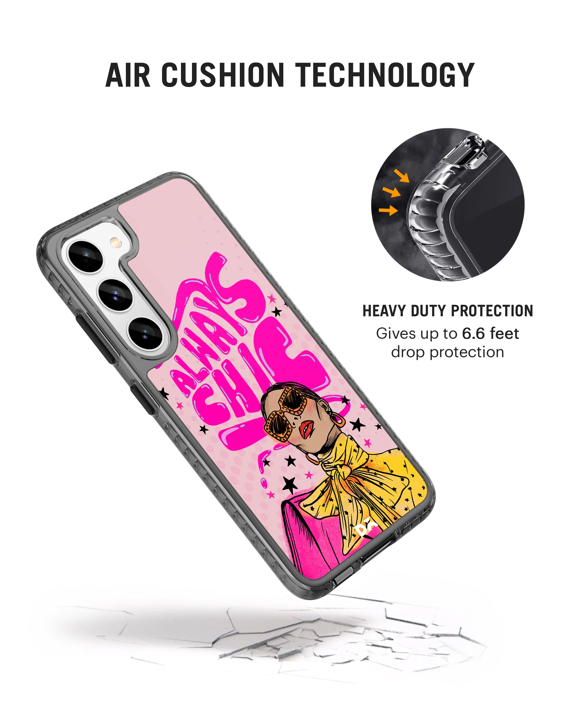 DailyObjects Always Chic Stride 2.0 Case Cover For Samsung Galaxy S23 - Image 2