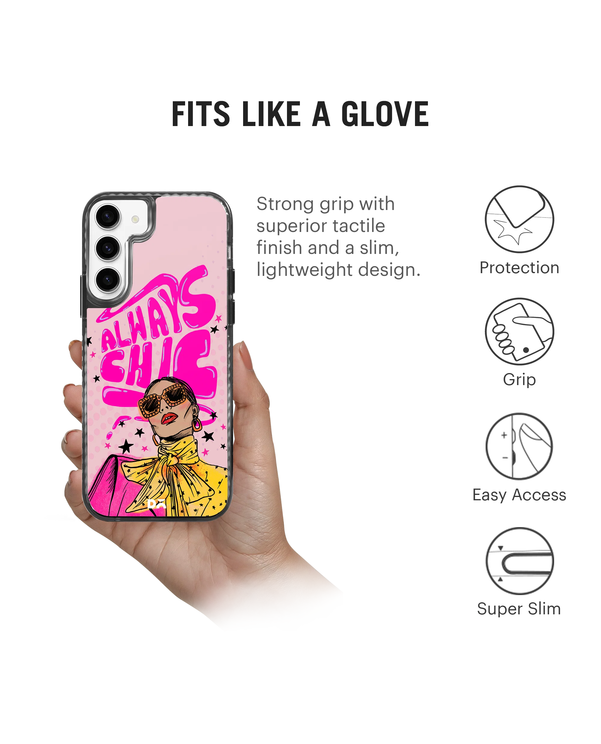DailyObjects Always Chic Stride 2.0 Case Cover For Samsung Galaxy S23 Plus - Image 5