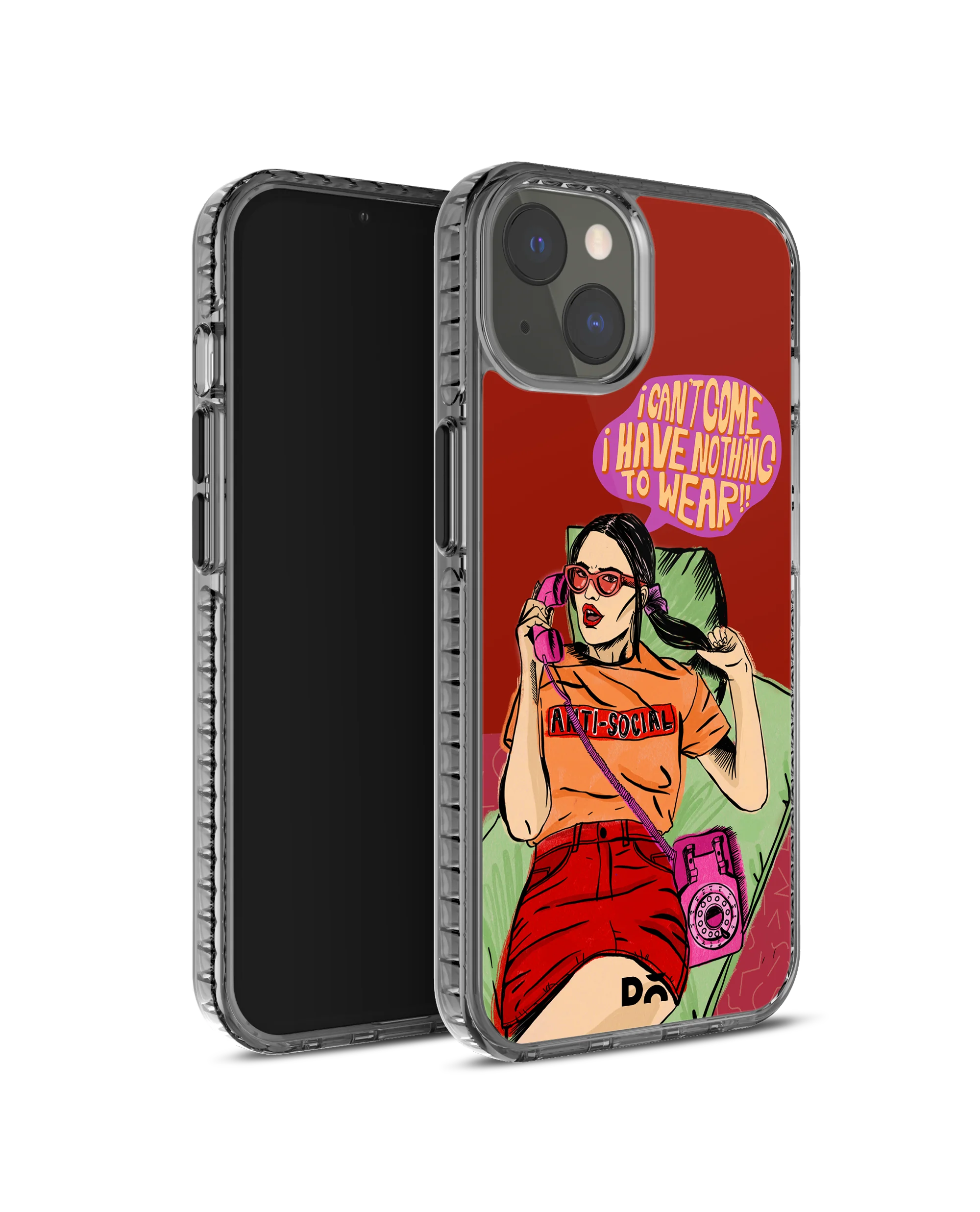 DailyObjects Anti Social Babe Stride 2.0 Phone Case Cover For iPhone 15 - Image 3