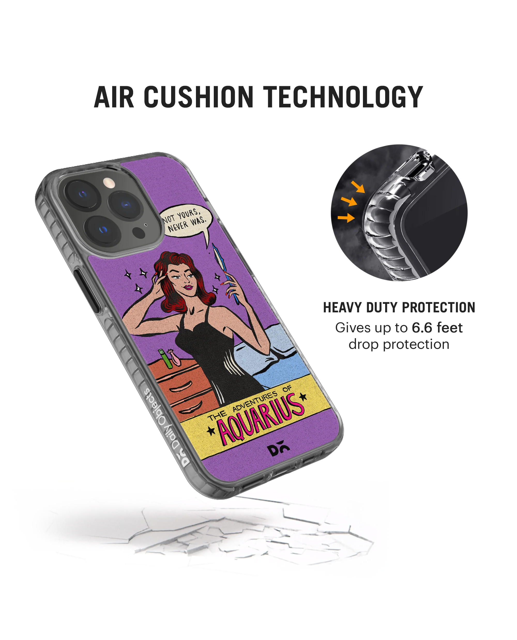 DailyObjects Aquarius Stride 2.0 Phone Case Cover For iPhone 15 Pro - Image 5