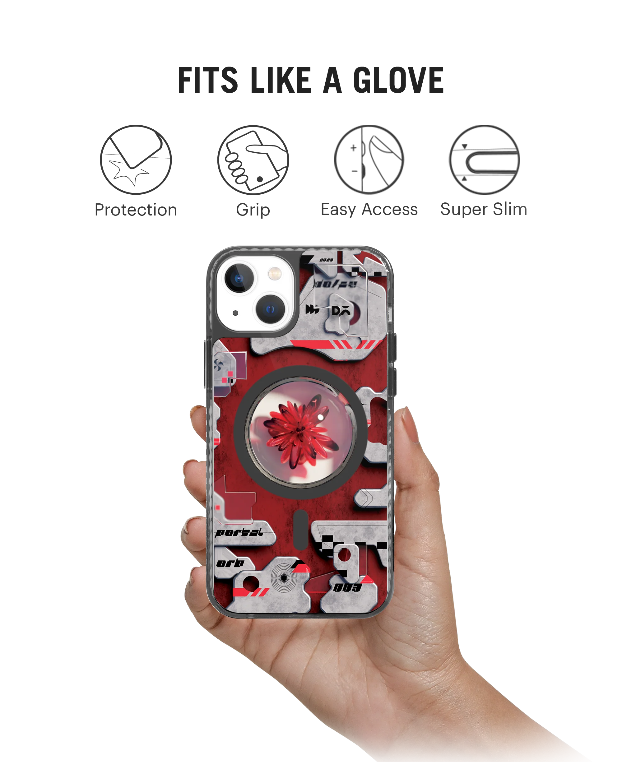 DailyObjects Ares Stride 2.0 Clear MagSafe Phone Case Cover For iPhone 15 - Image 9